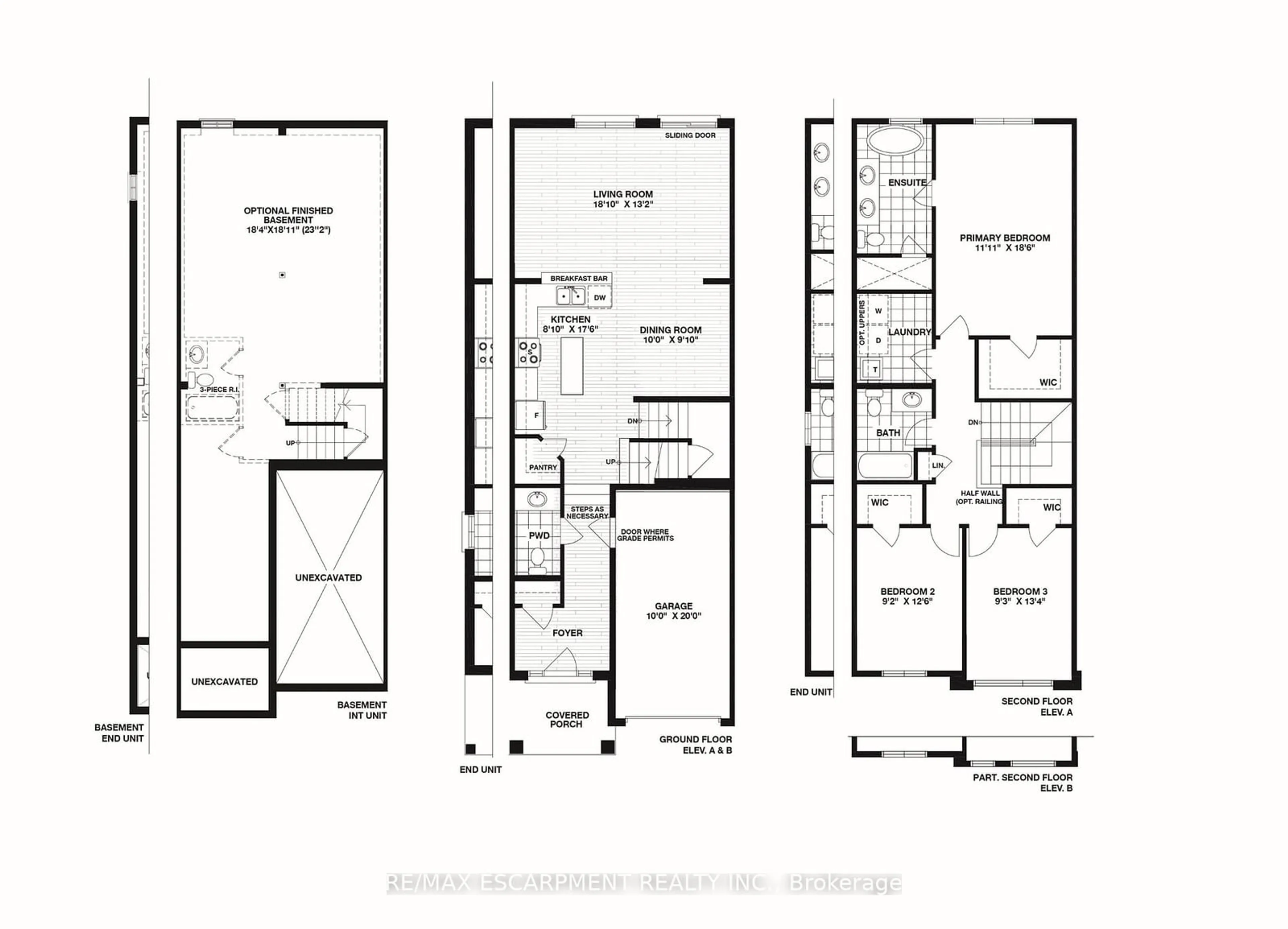 Floor plan for 215 Lormont Blvd #Lot 13, Hamilton Ontario L8J 0K2