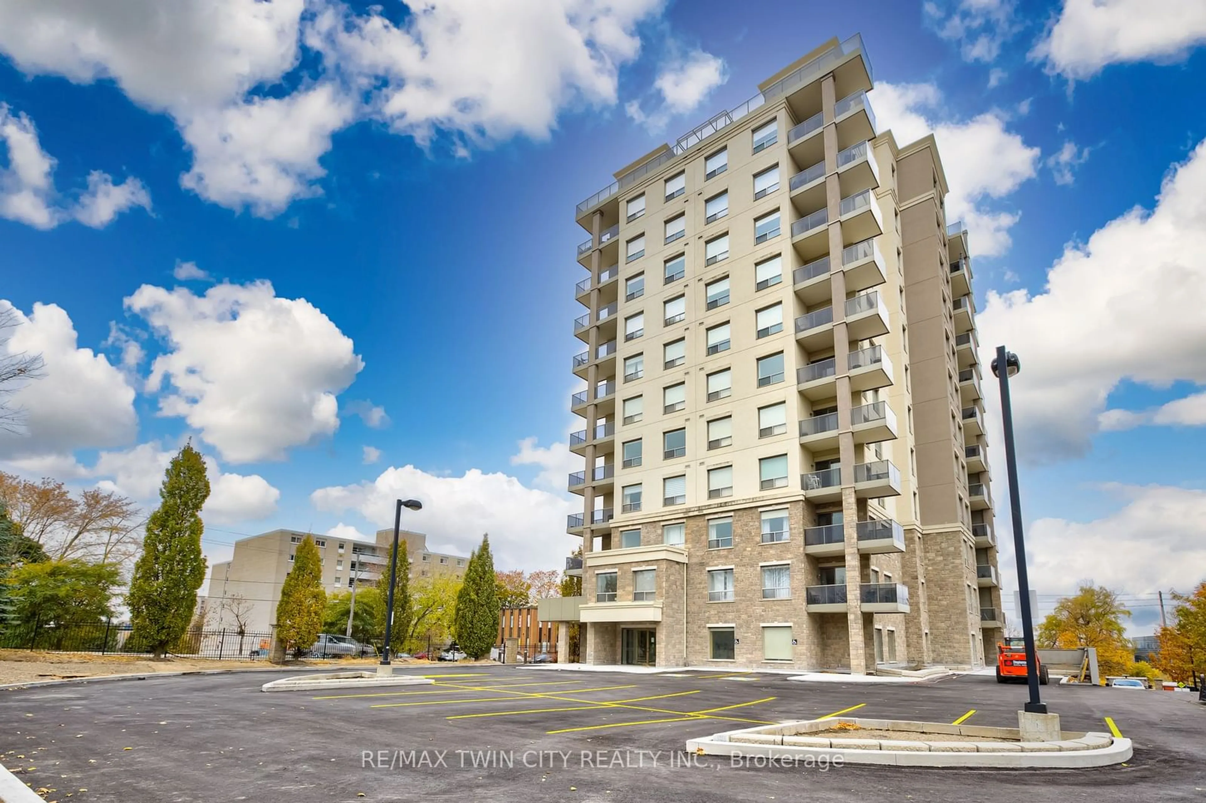 A pic from exterior of the house or condo, the front or back of building for 223 Erb St #205, Waterloo Ontario N2L 0B3