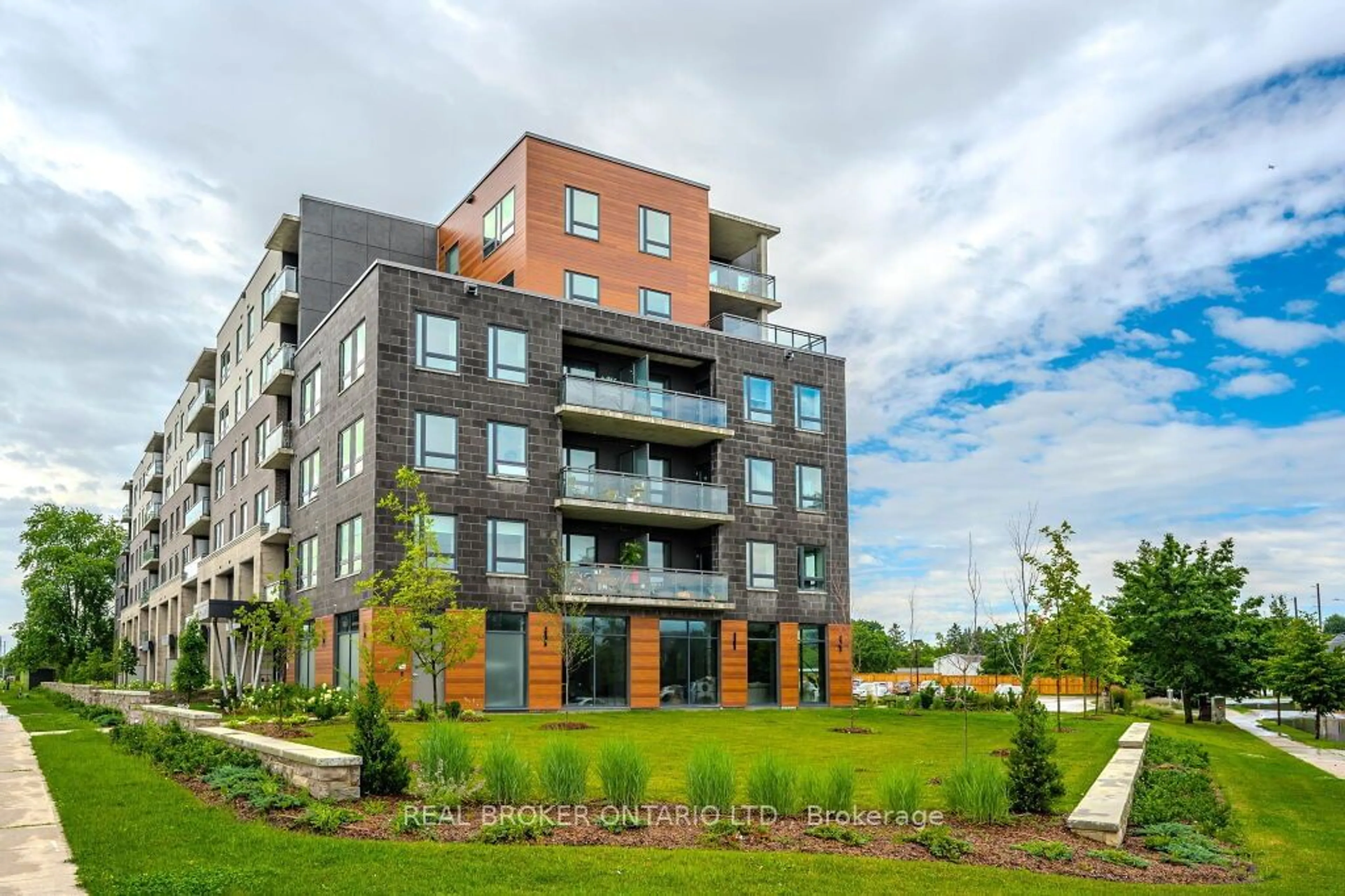 A pic from exterior of the house or condo, the front or back of building for 26 Lowes Rd #601, Guelph Ontario N1G 4X2