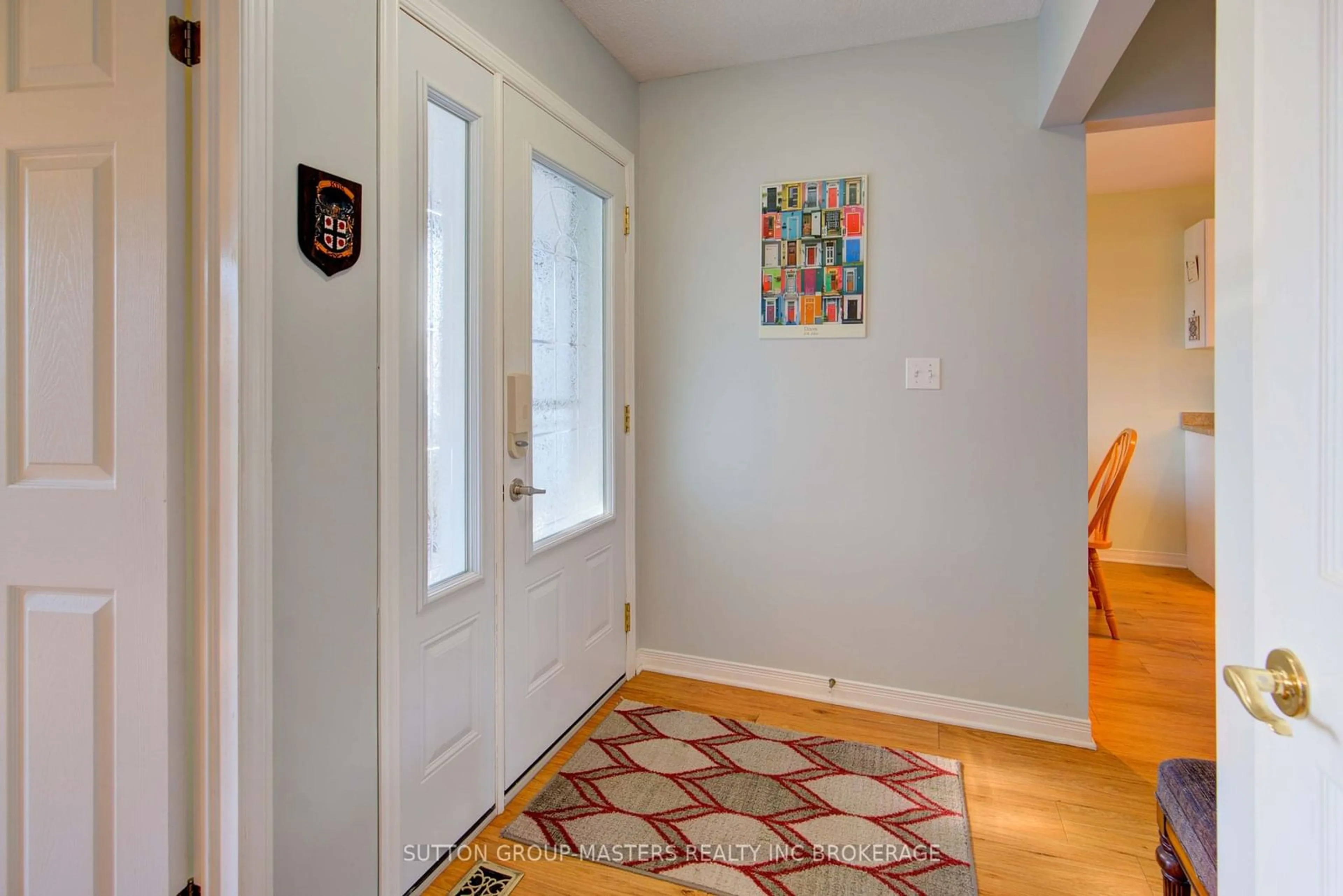 Indoor entryway, wood floors for 16 King's Crt, Loyalist Ontario K0H 1G0