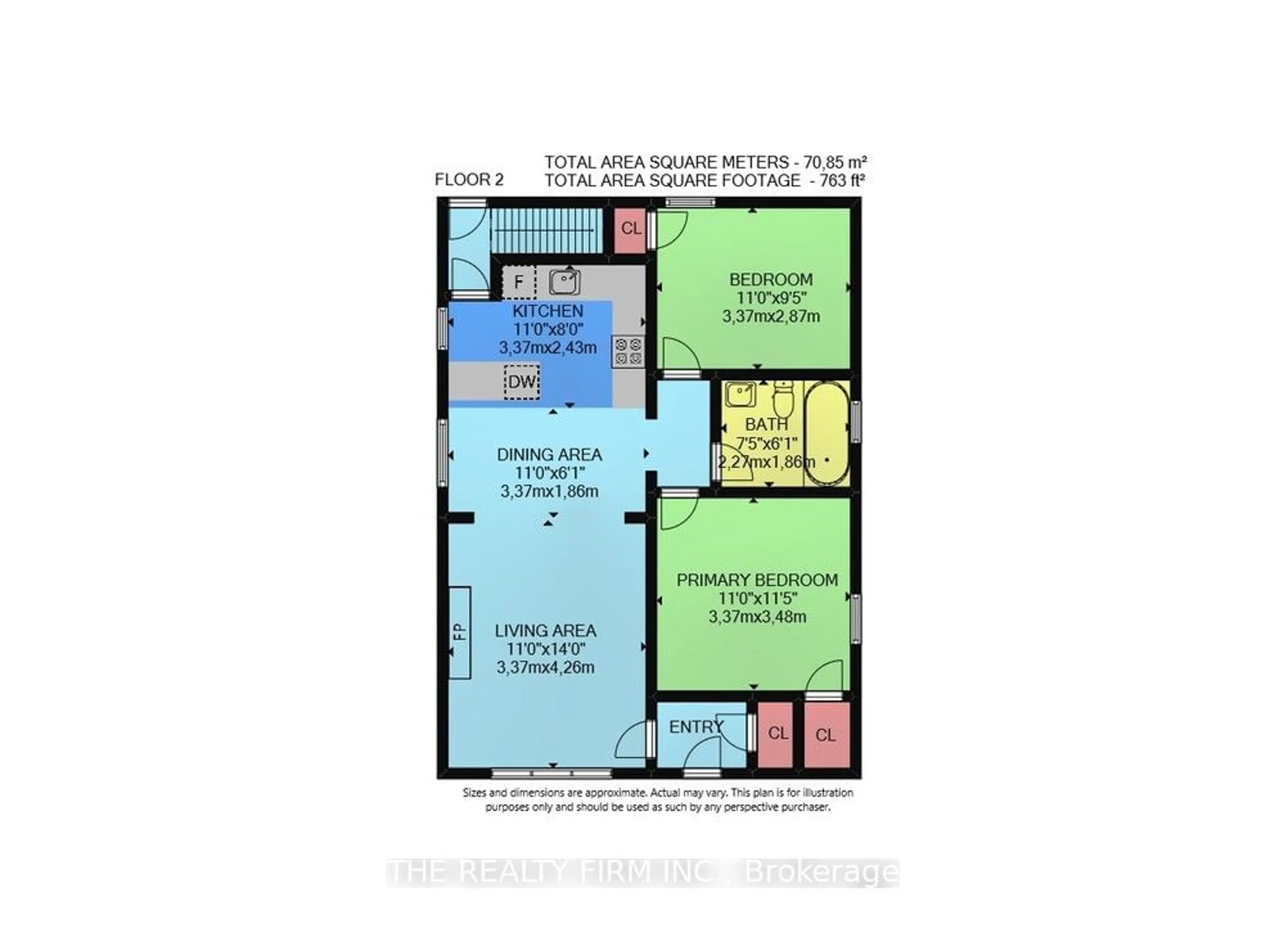 Floor plan for 171 GARFIELD Ave, London Ontario N6C 2B9