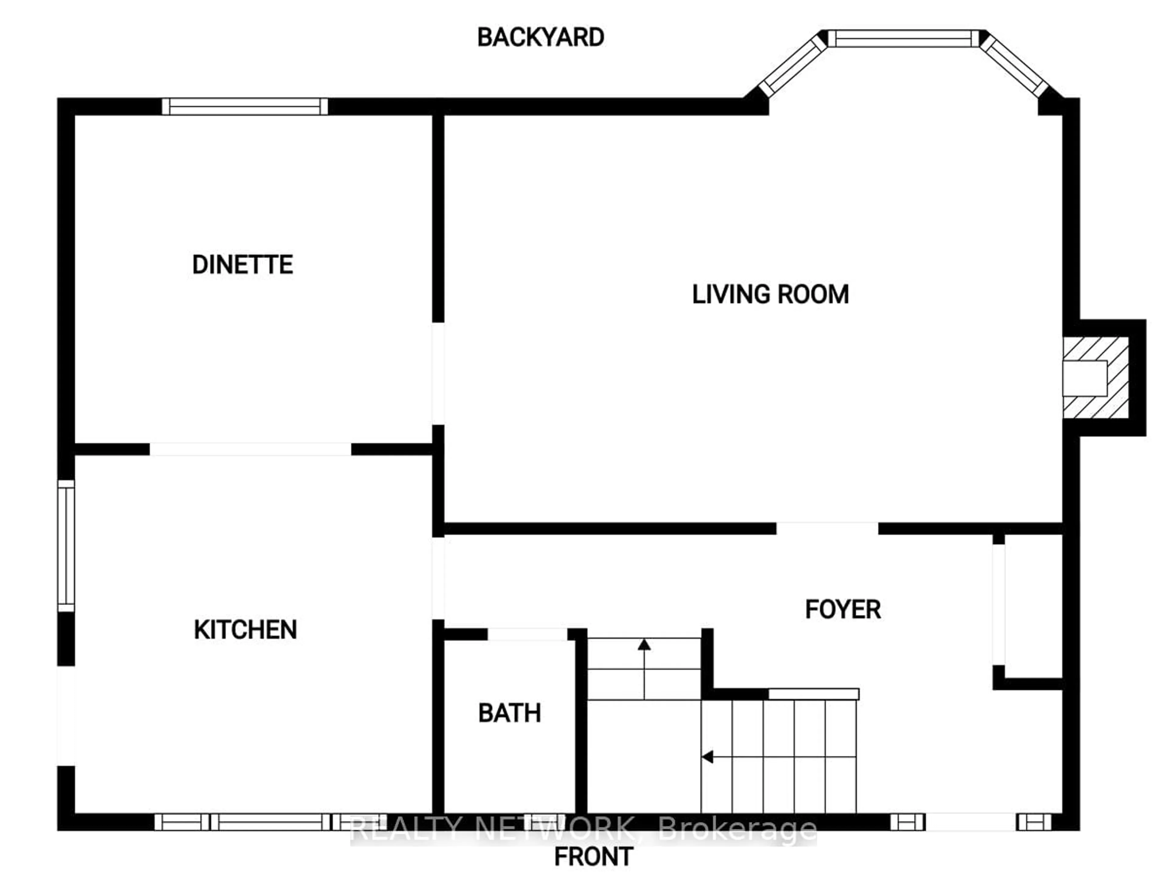 Floor plan for 18 Pleasant Ave, Hamilton Ontario L9H 3S7