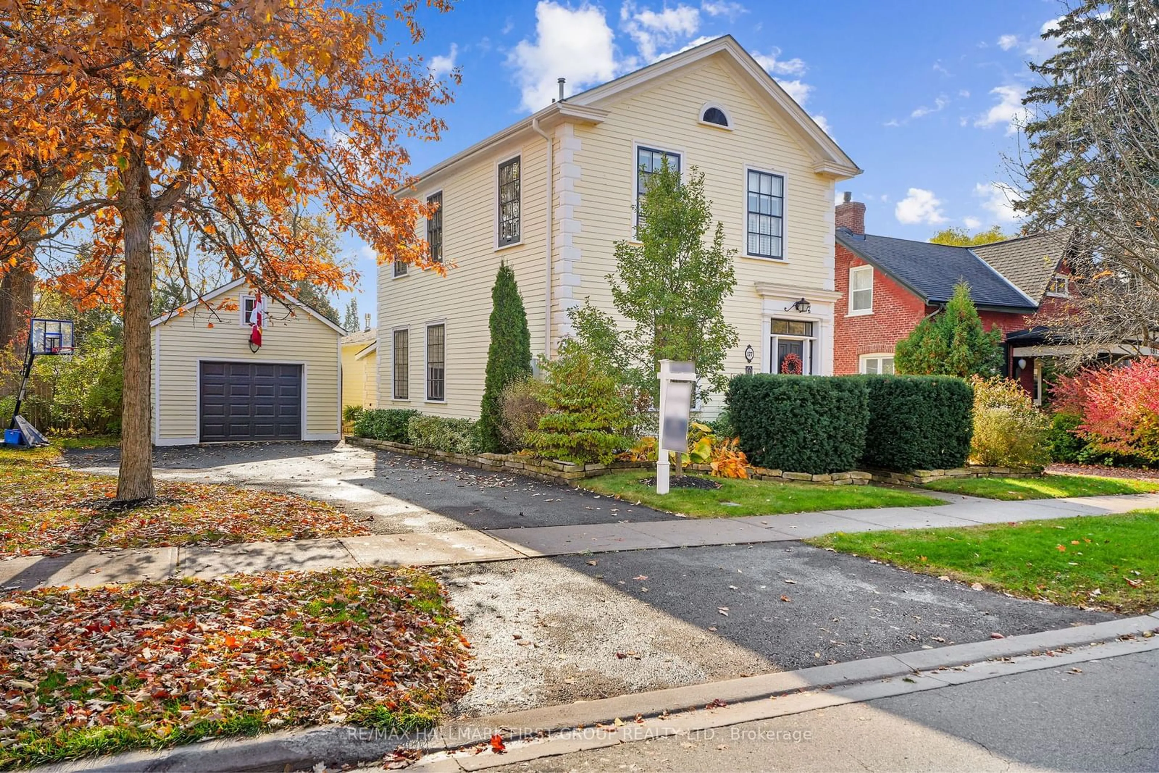 A pic from exterior of the house or condo, the street view for 177 King St, Cobourg Ontario K9A 2M8