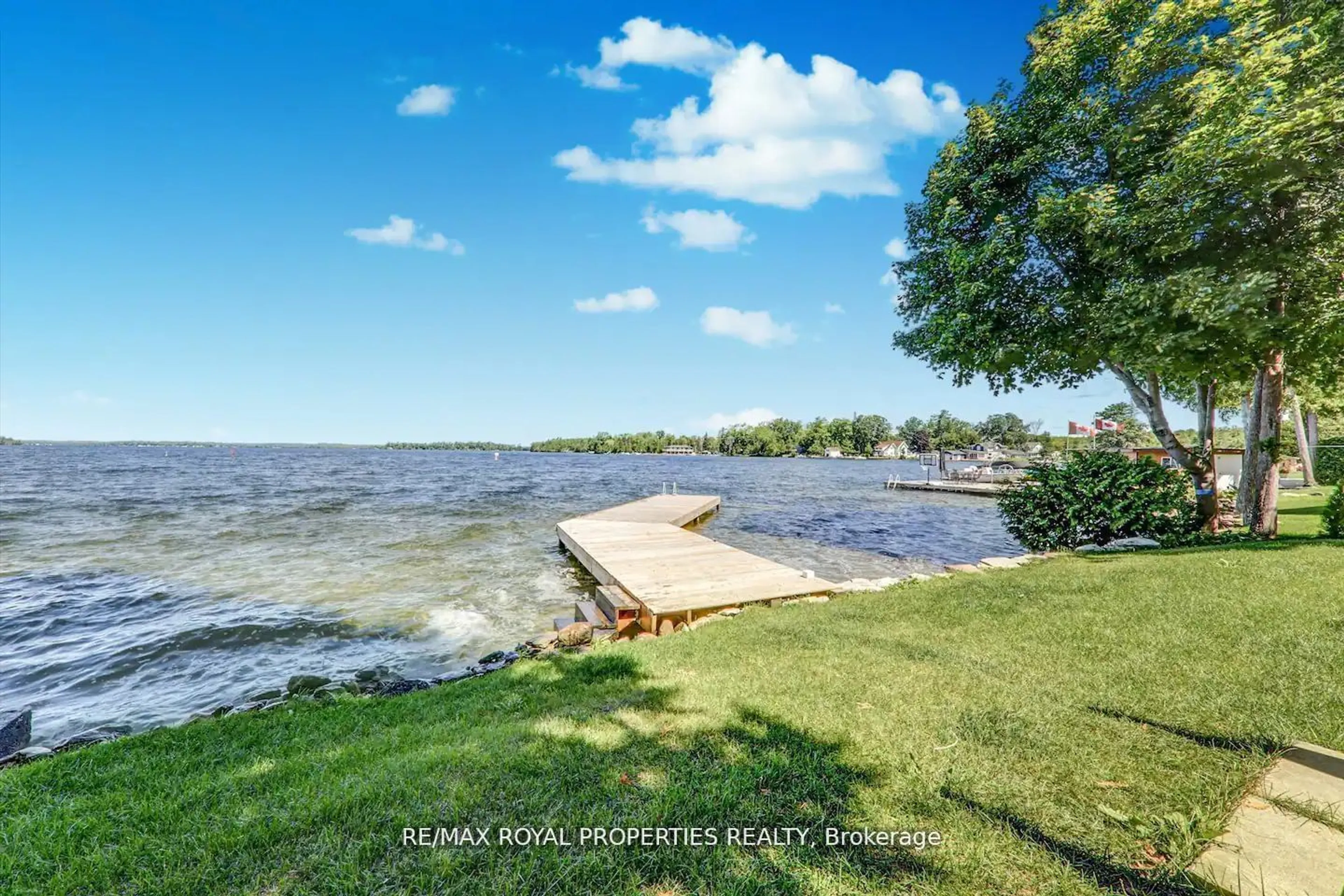 Patio, the view of lake or river for 28 Goodman Rd, Kawartha Lakes Ontario K0M 1N0