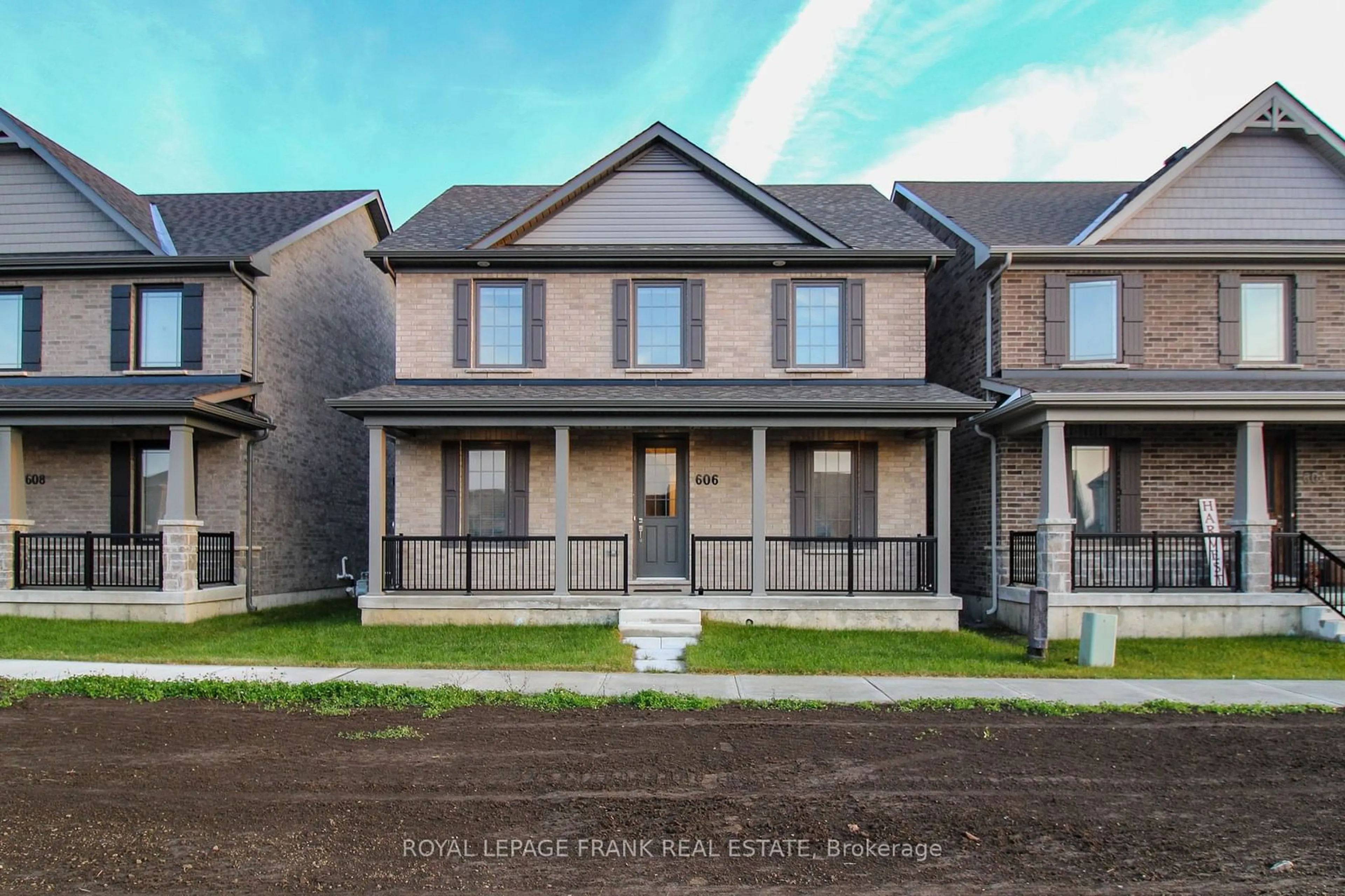 Frontside or backside of a home, the street view for 606 Wedlock Lane, Peterborough Ontario K9H 0J8