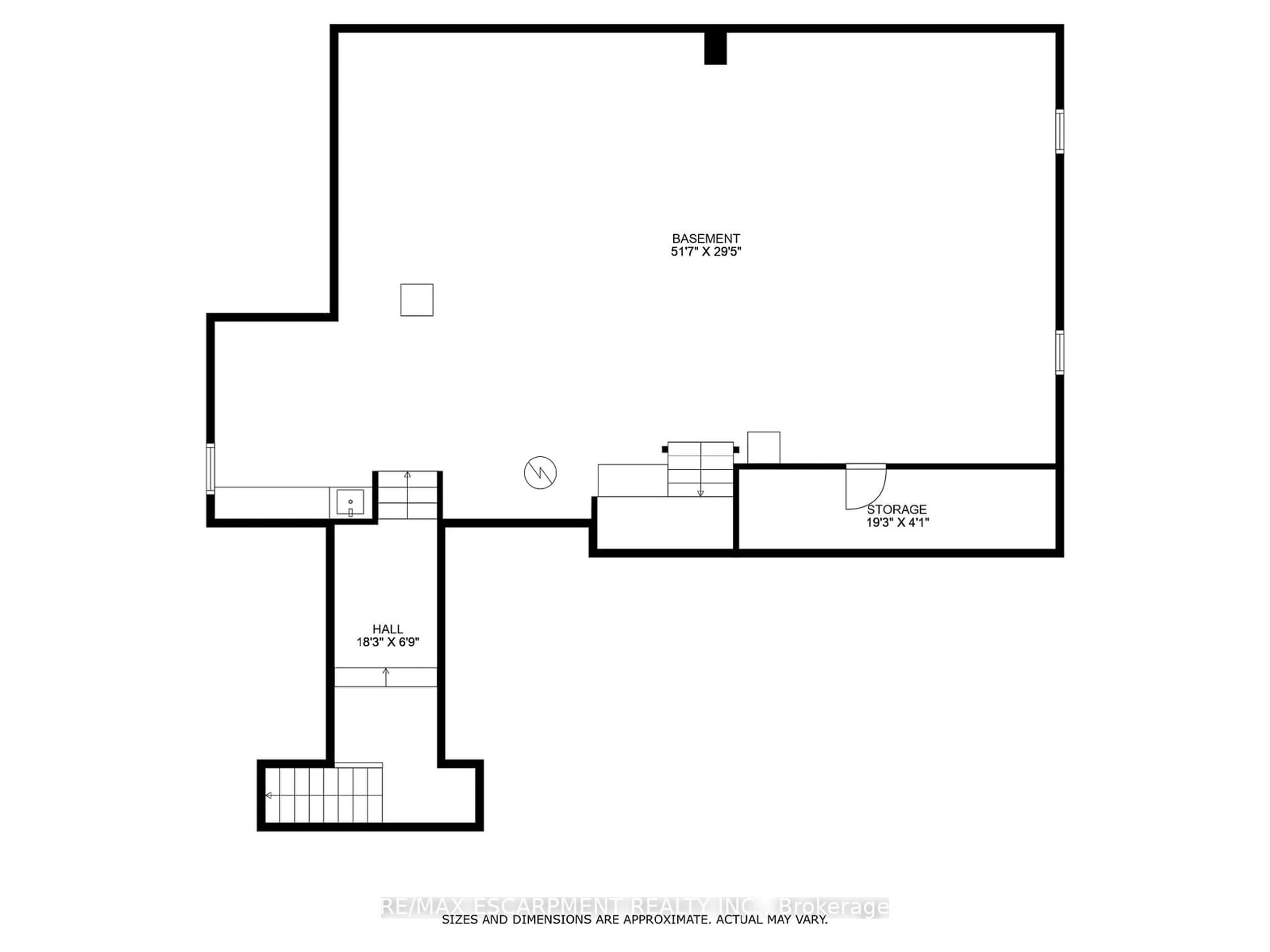 Floor plan for 158 Sulphur Springs Rd, Hamilton Ontario L9G 4T7