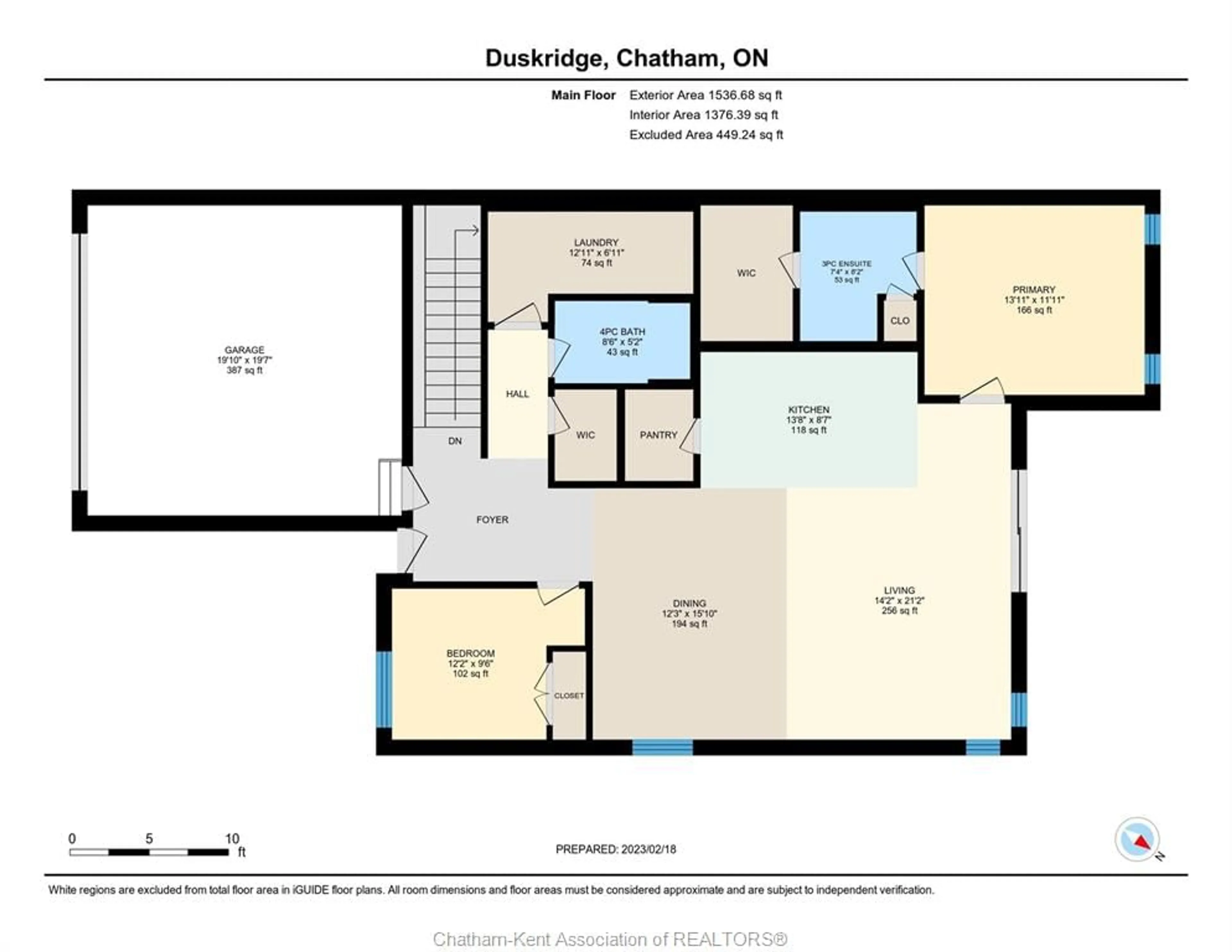 Floor plan for 13 Duskridge Rd, Chatham Ontario N7L 0G7