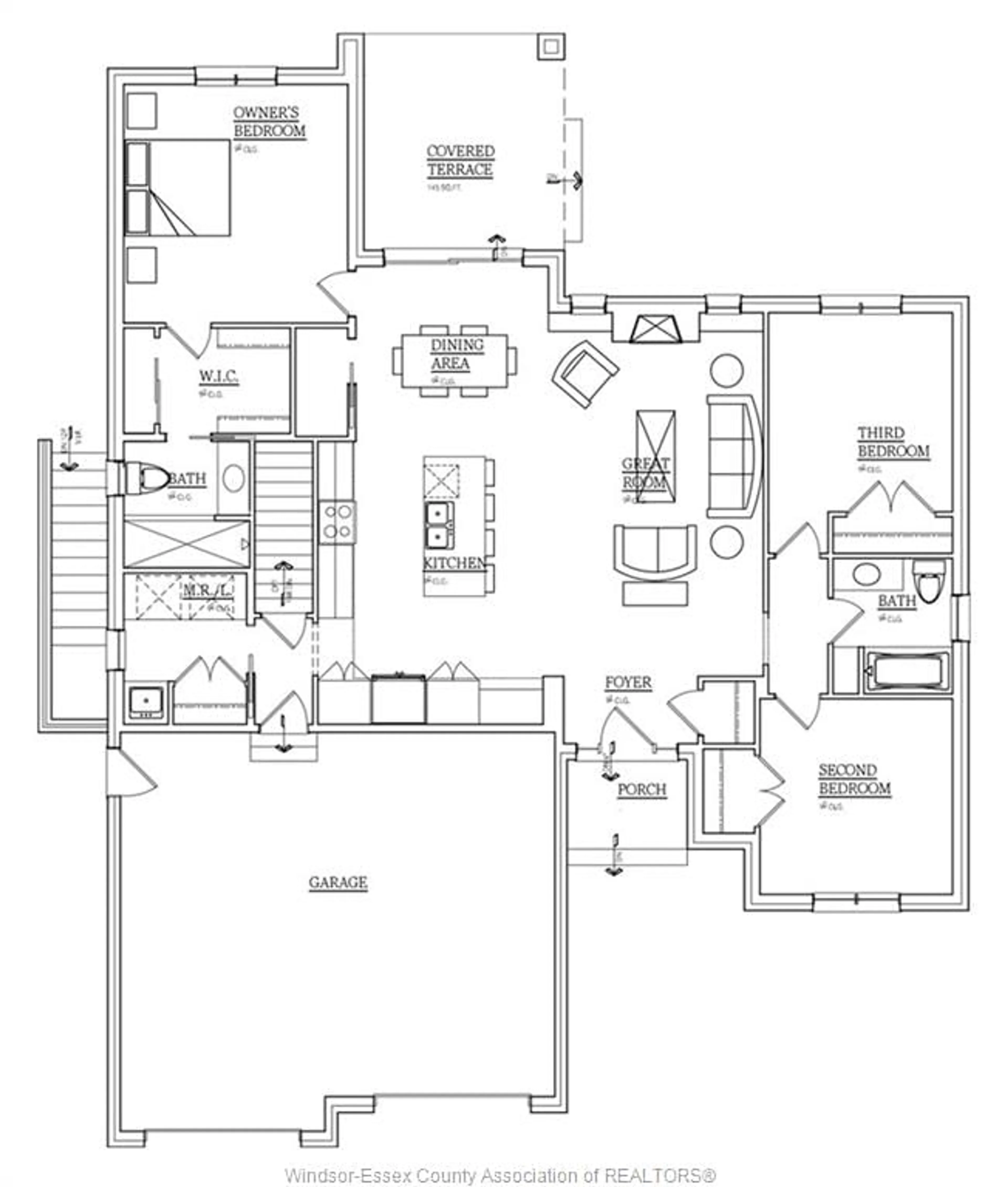 Floor plan for 72 GRAF St, Essex Ontario N0R 1G0