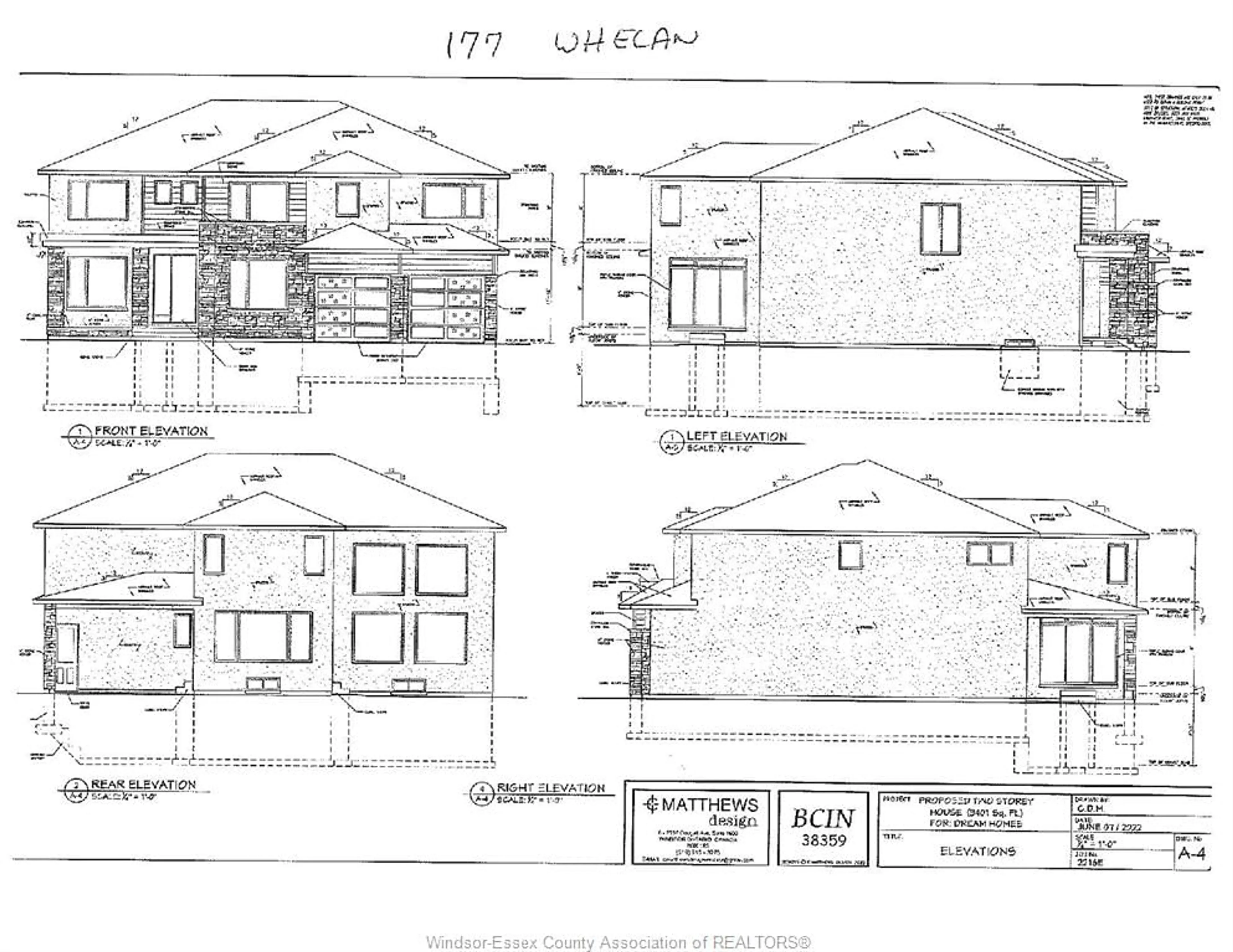 Floor plan for 177 WHELAN, Amherstburg Ontario N9V 0G9