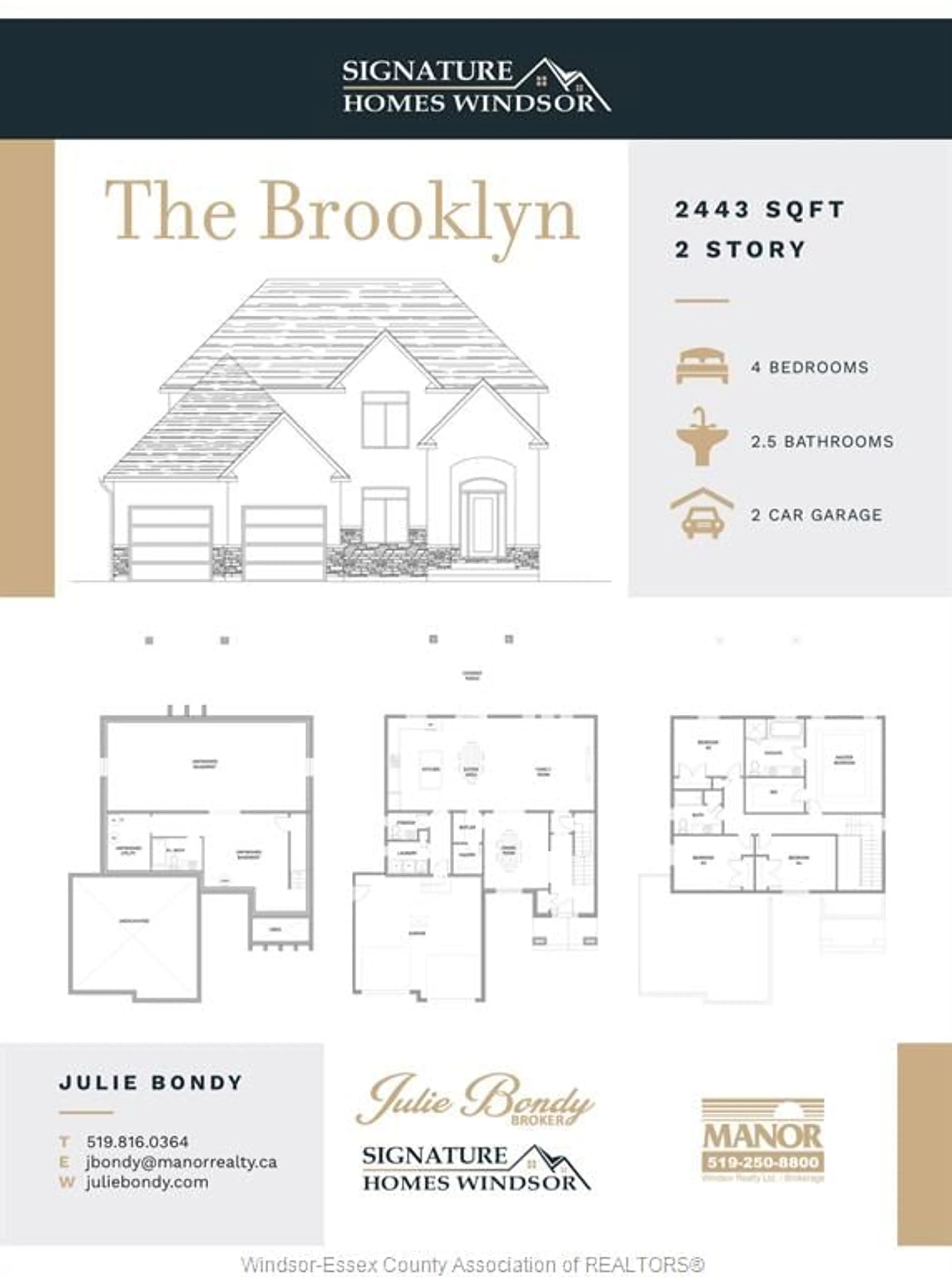 Floor plan for 249 CHARLES, Essex Ontario N8M 3E9