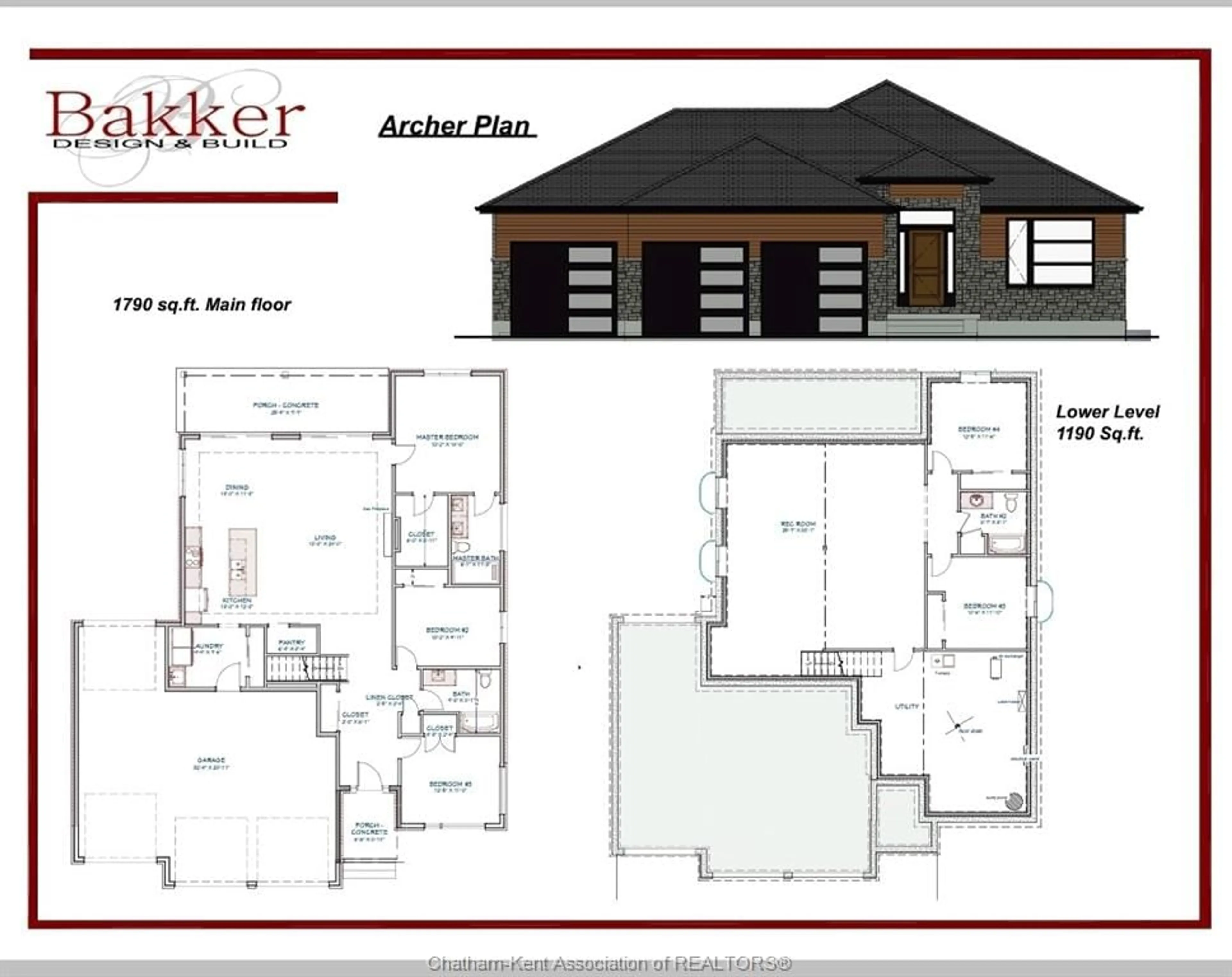 Floor plan for 3580 BRITT Blvd, Plympton-Wyoming Ontario N0N 1E0