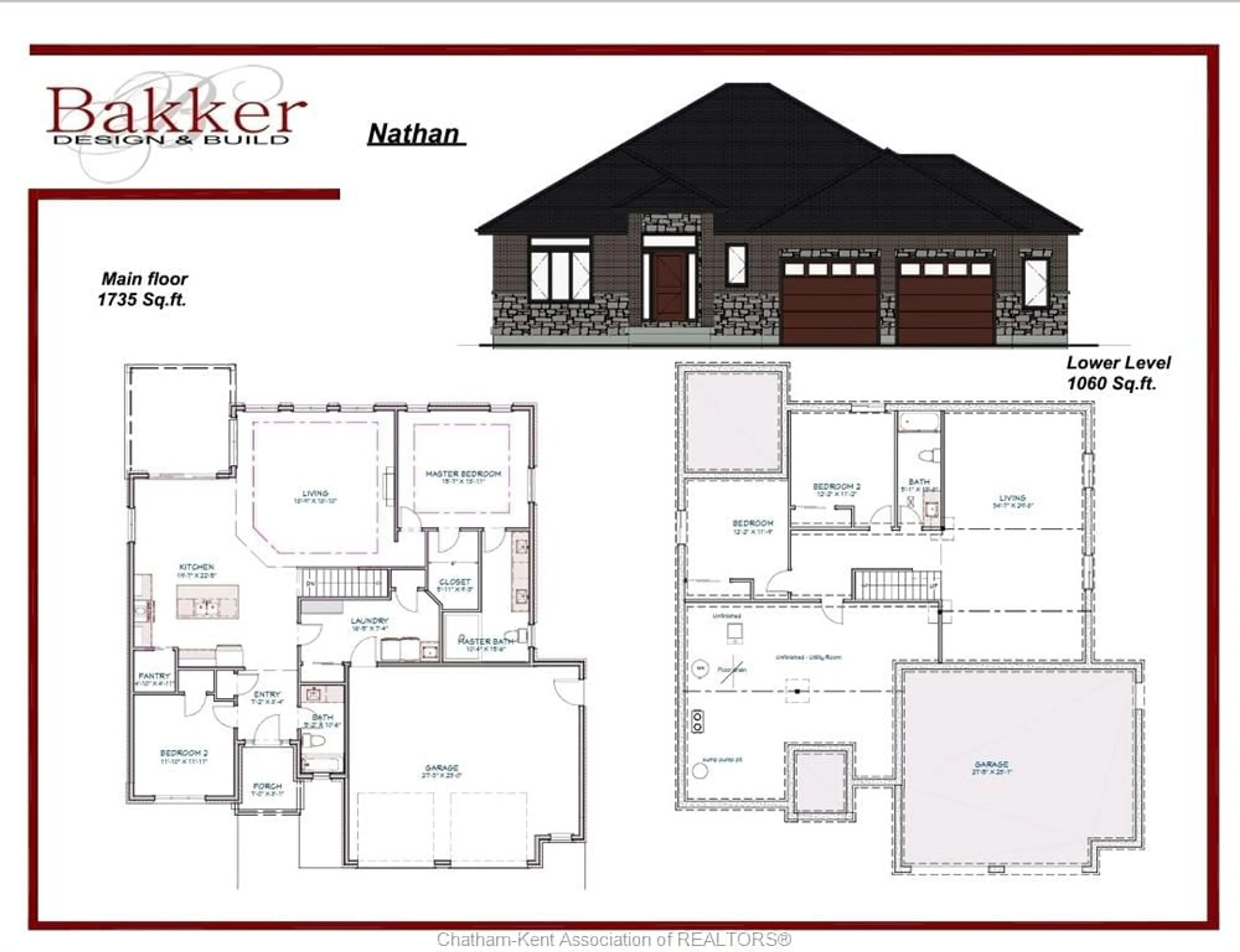 Floor plan for 3584 BRITT Blvd, Plympton-Wyoming Ontario N0N 1E0