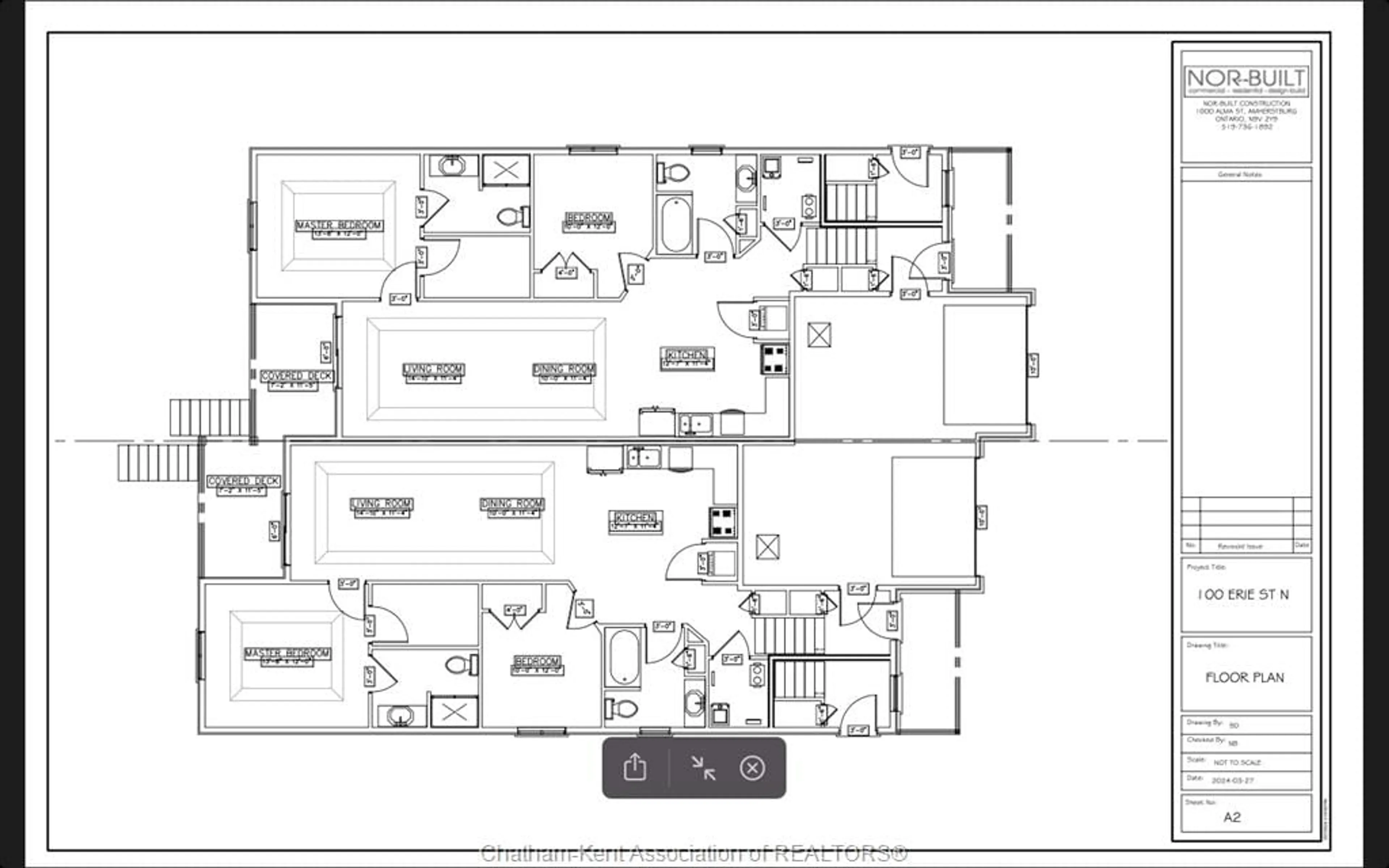 Floor plan for 100 Erie St, Ridgetown Ontario N0P 2C0