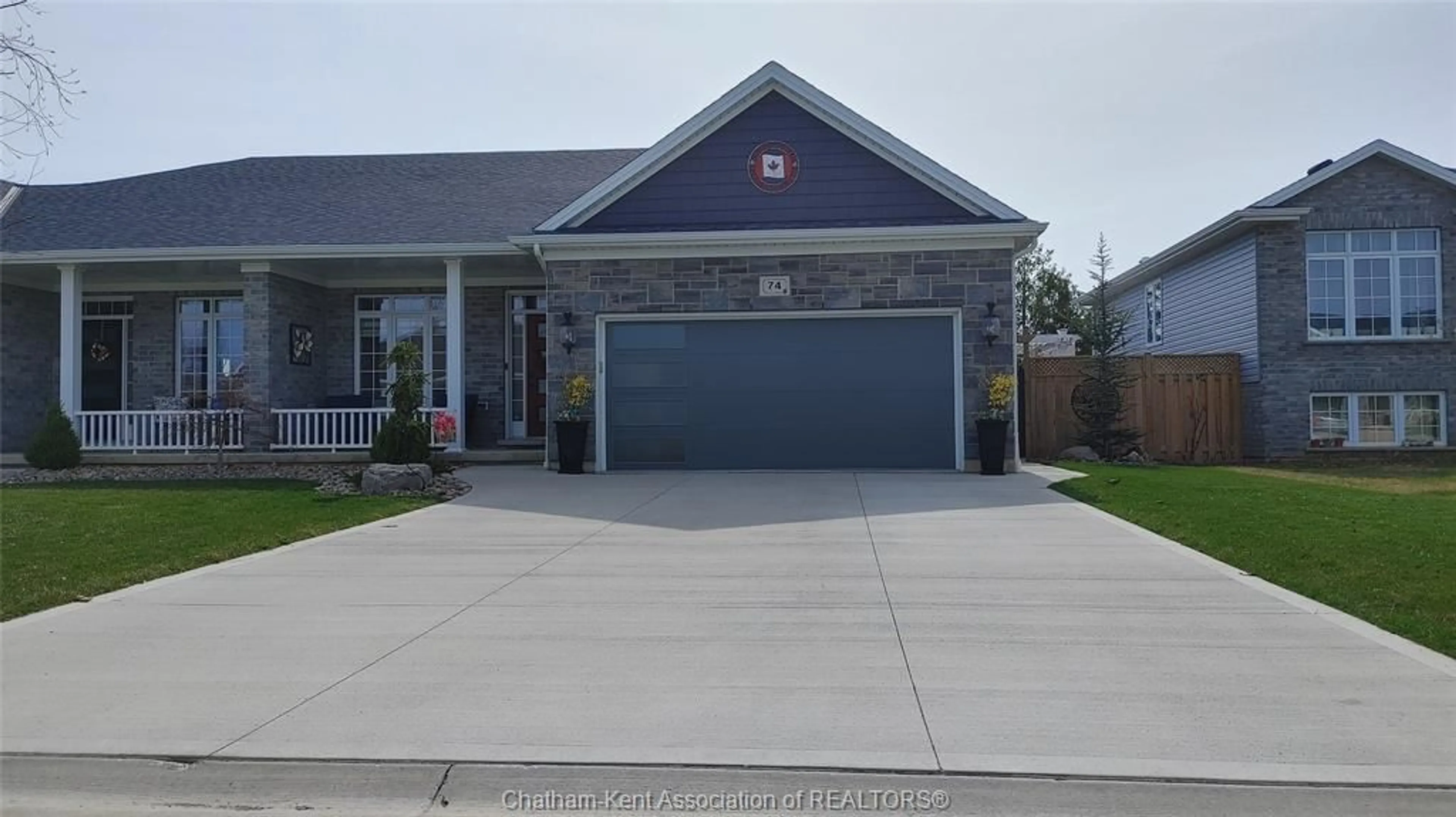 Frontside or backside of a home for 74 LANZ Blvd, Blenheim Ontario N0P1A0