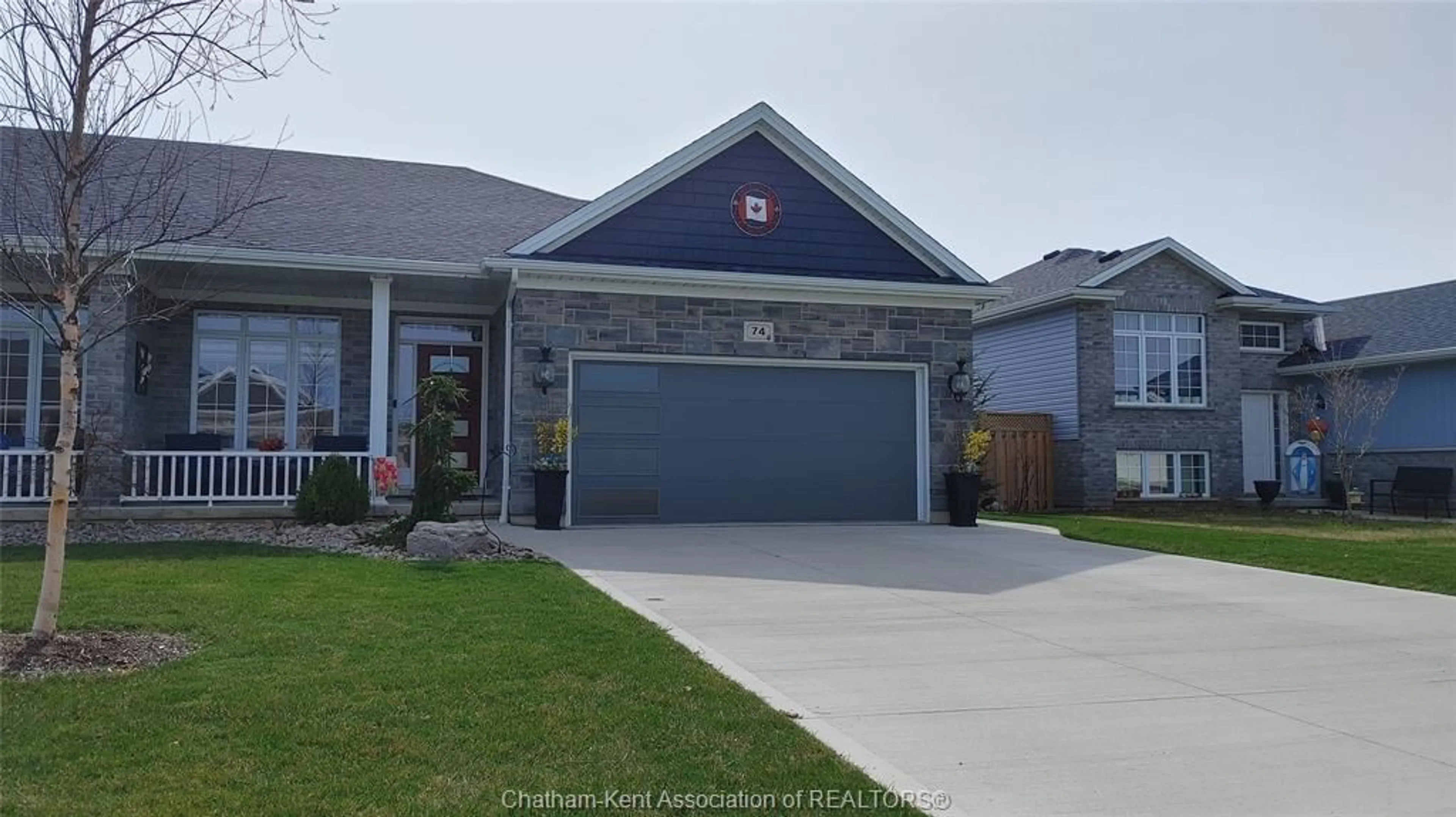 Frontside or backside of a home for 74 LANZ Blvd, Blenheim Ontario N0P1A0