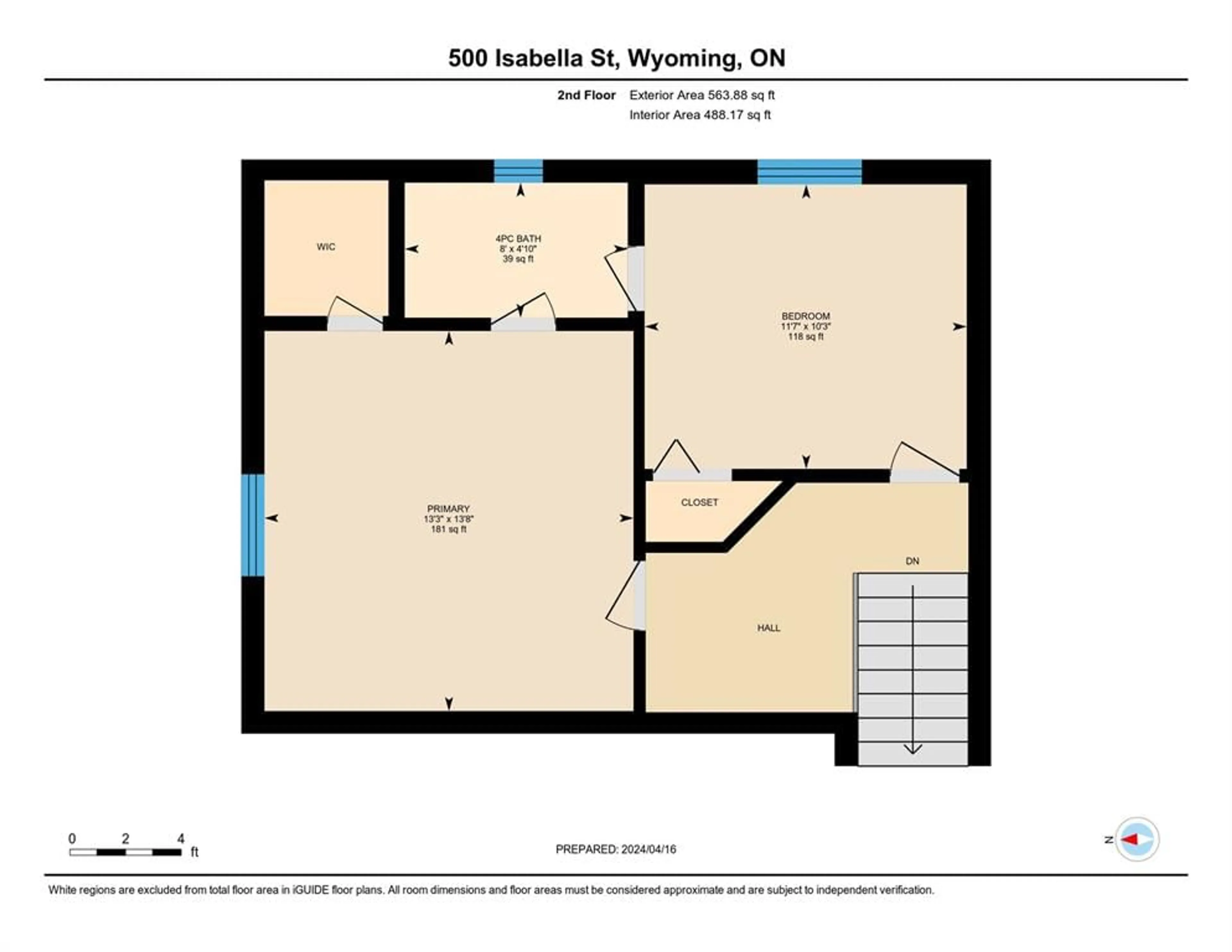 Floor plan for 500 ISABELLA St, Plympton-Wyoming Ontario N0N 1T0