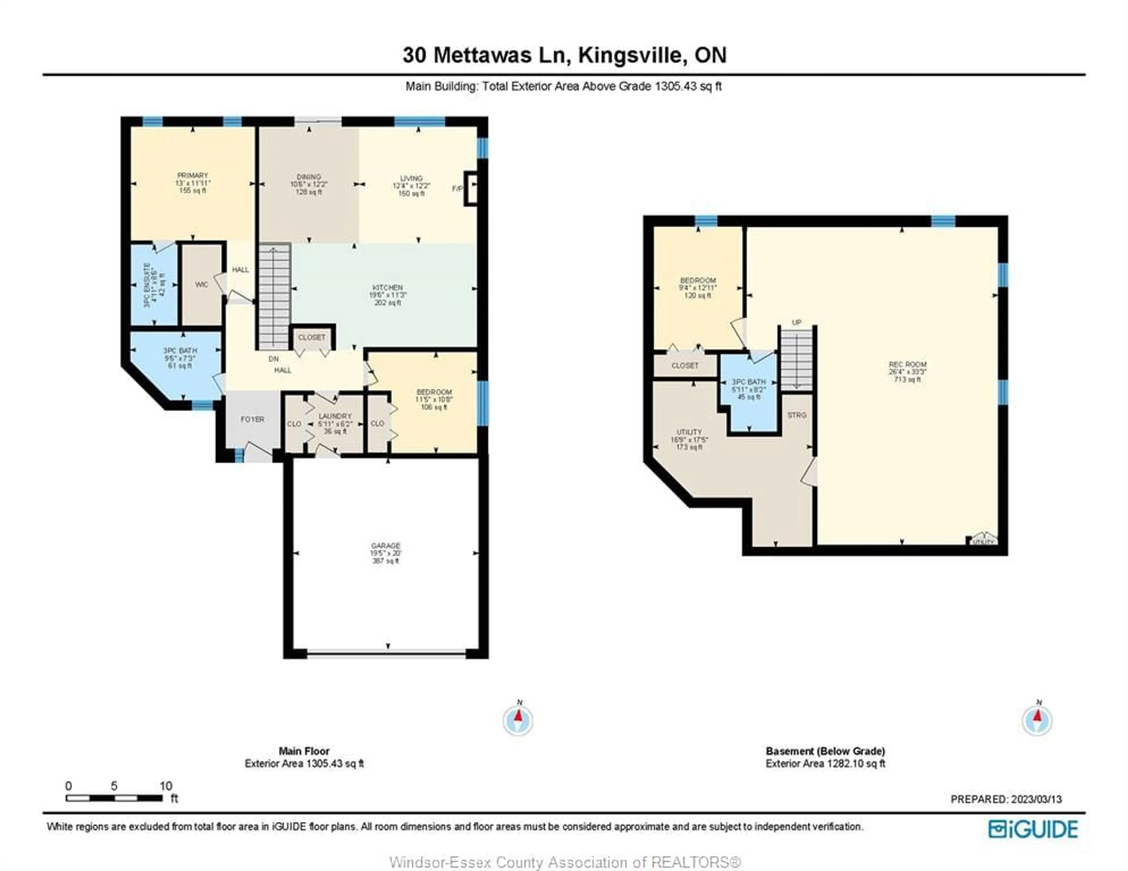 Floor plan for 30 METTAWAS Lane, Kingsville Ontario N9Y 0A2