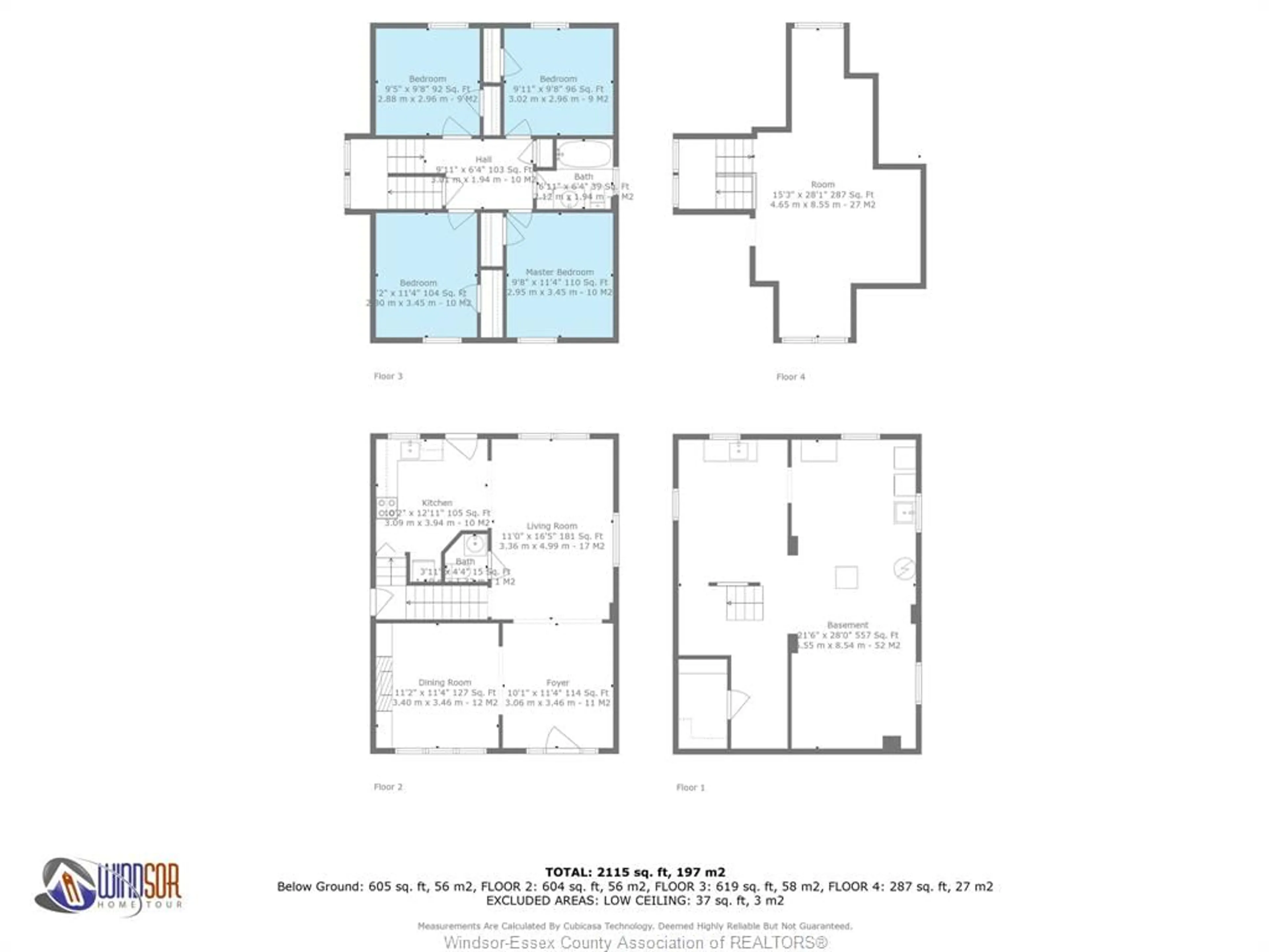 Floor plan for 1723 HOWARD Ave, Windsor Ontario N8W 5W1