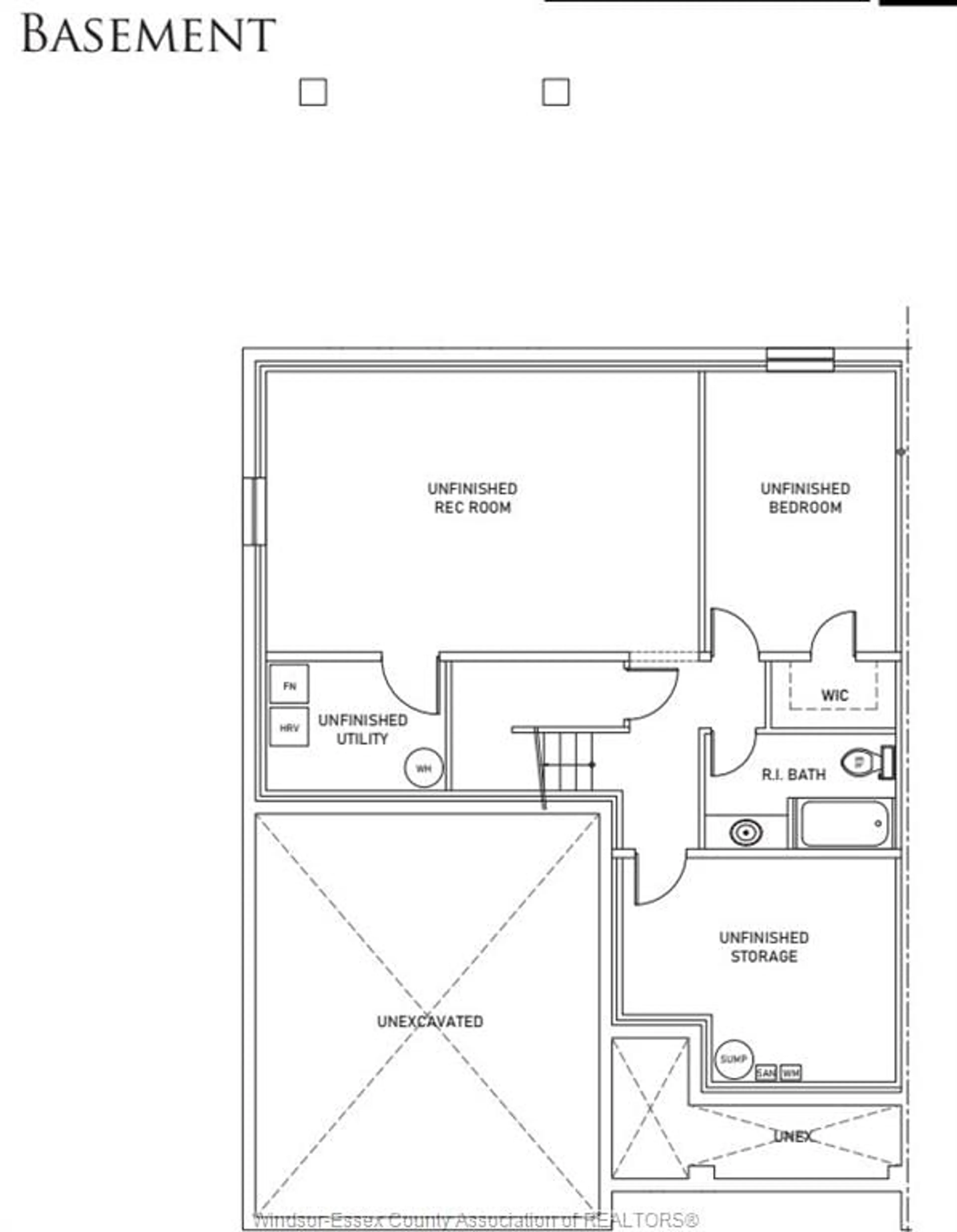 Floor plan for LOT 12 TULLIO Lane, LaSalle Ontario N9H 1H3