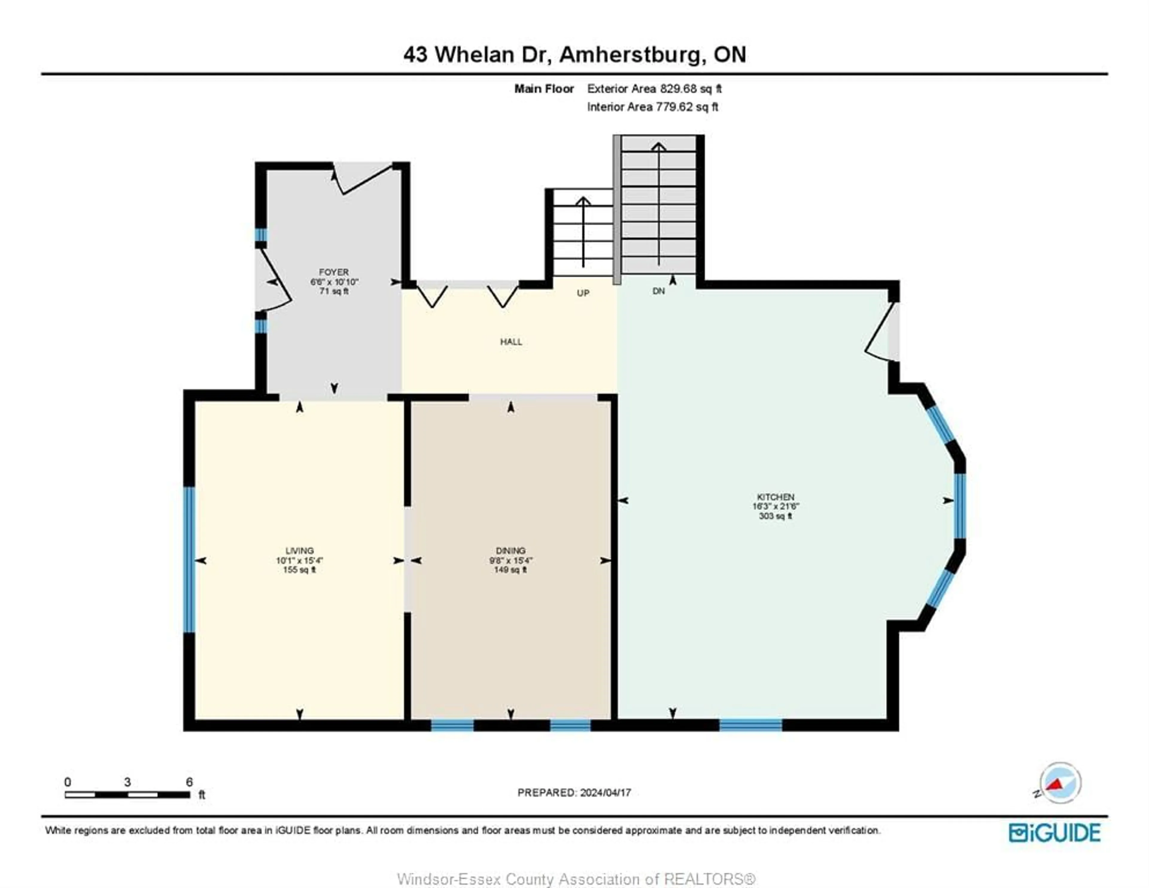 Floor plan for 43 WHELAN Dr, Amherstburg Ontario N9V 4A5