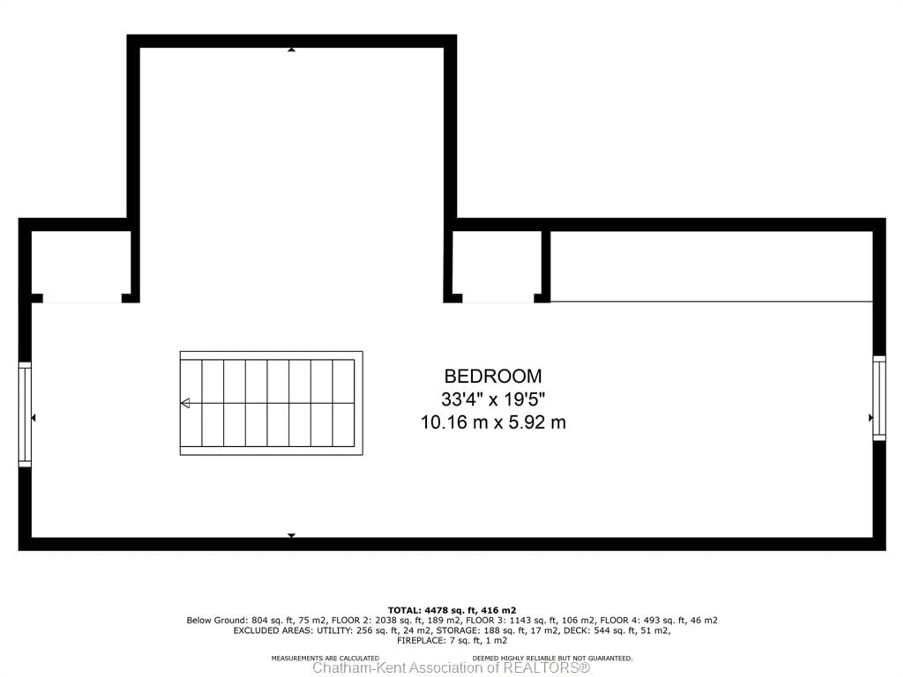 Floor plan for 612 North St, Dresden Ontario N0P 1M0