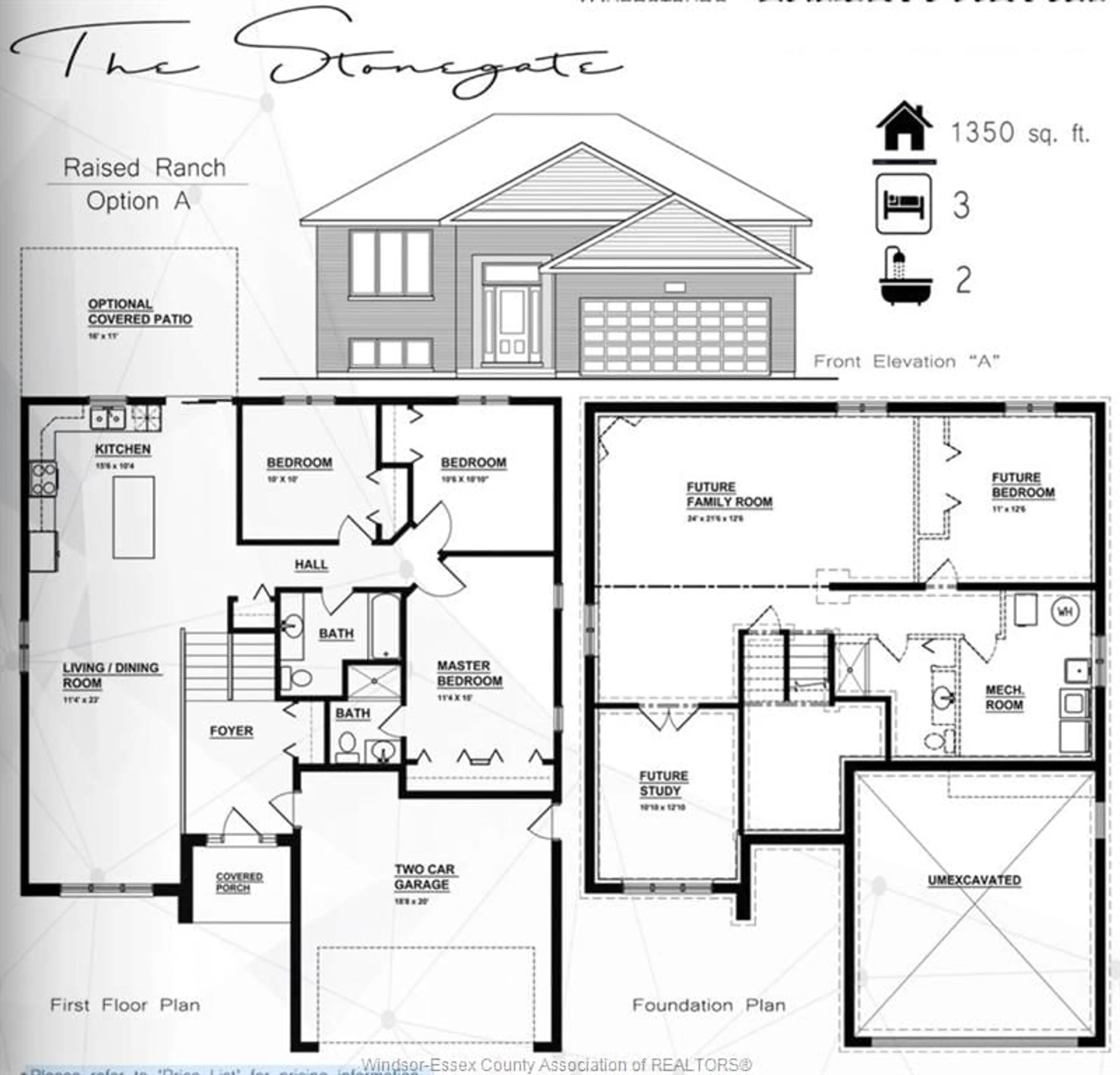 Floor plan for 26 KINGSBRIDGE, Amherstburg Ontario N9V 4A4