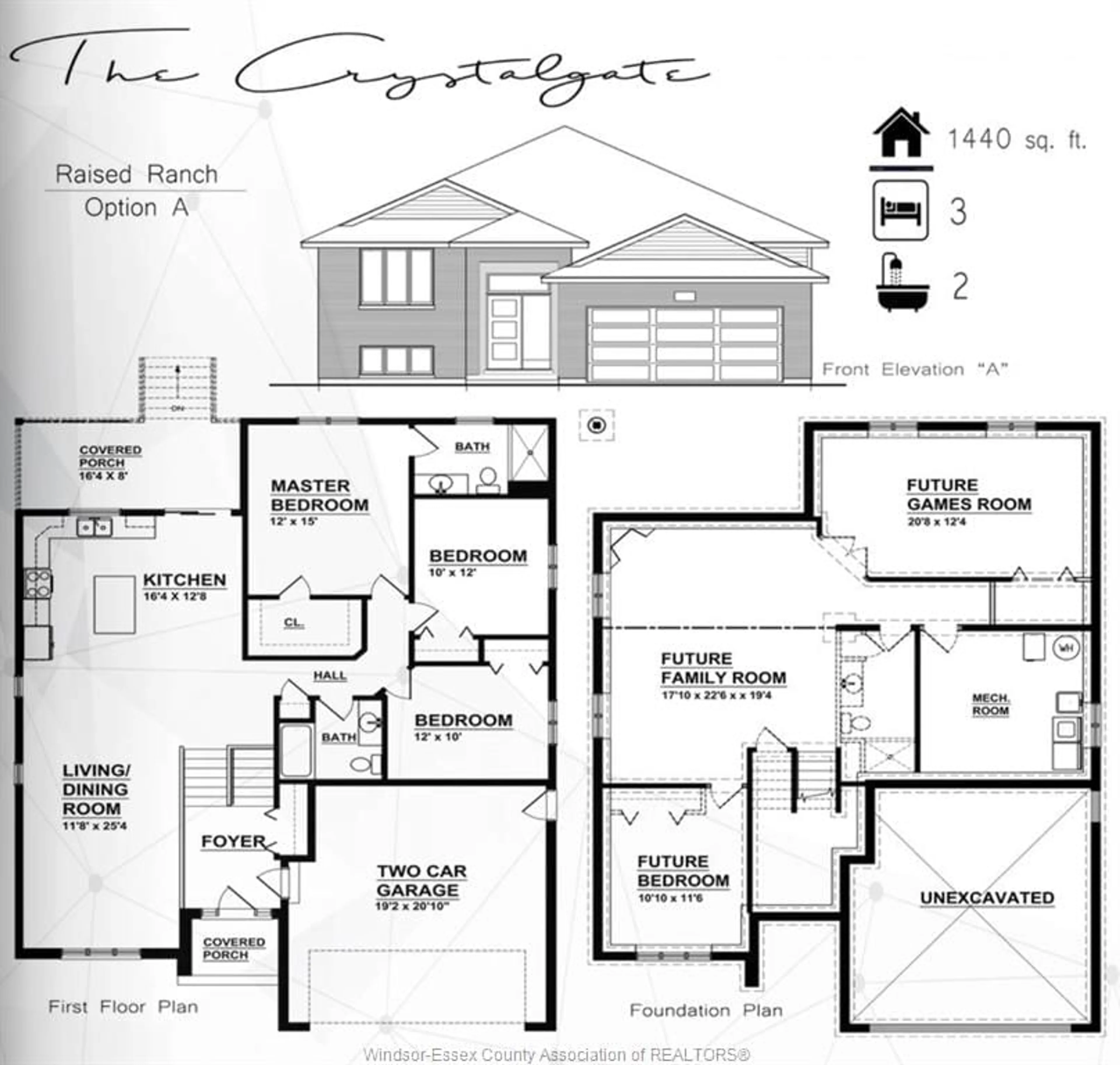 Floor plan for 38 KINGSBRIDGE, Amherstburg Ontario N9V 4A4