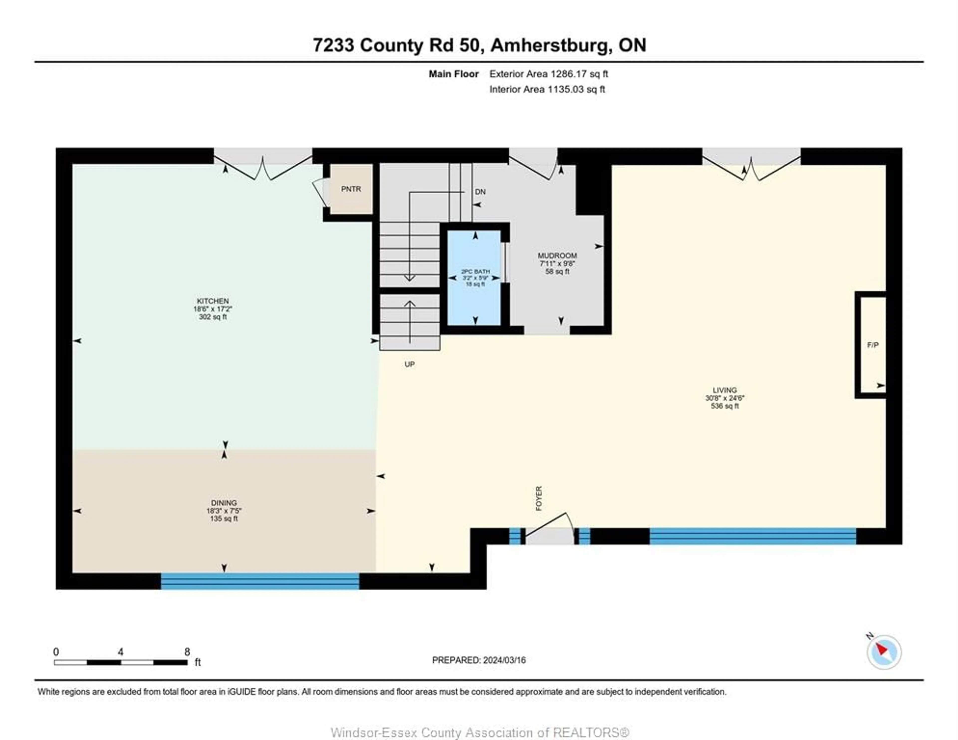 Floor plan for 7233 COUNTY RD 50 WEST, Amherstburg Ontario N0R 1G0