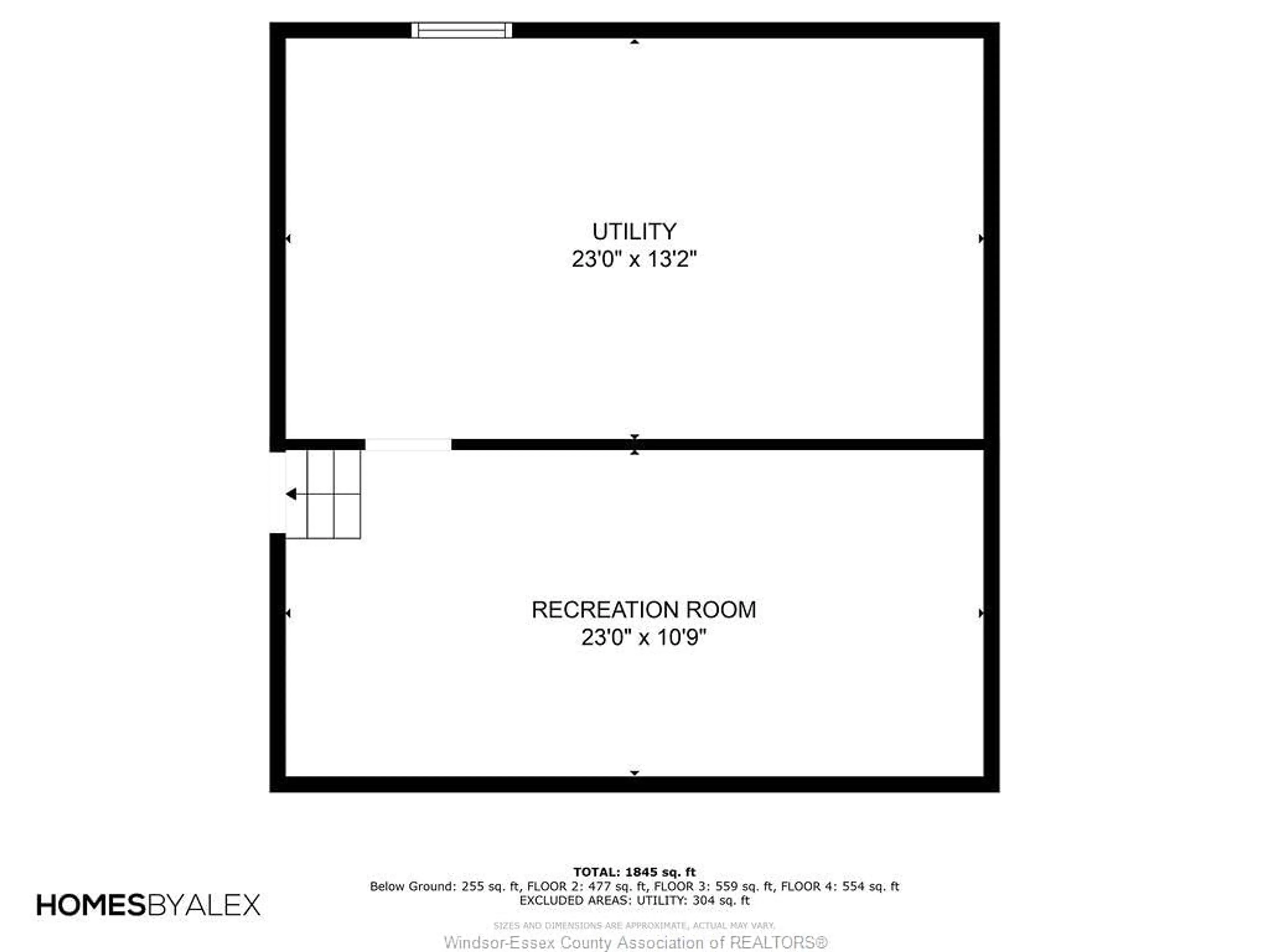 Floor plan for 45 Bolohan Dr, Tilbury Ontario N0P 2L0