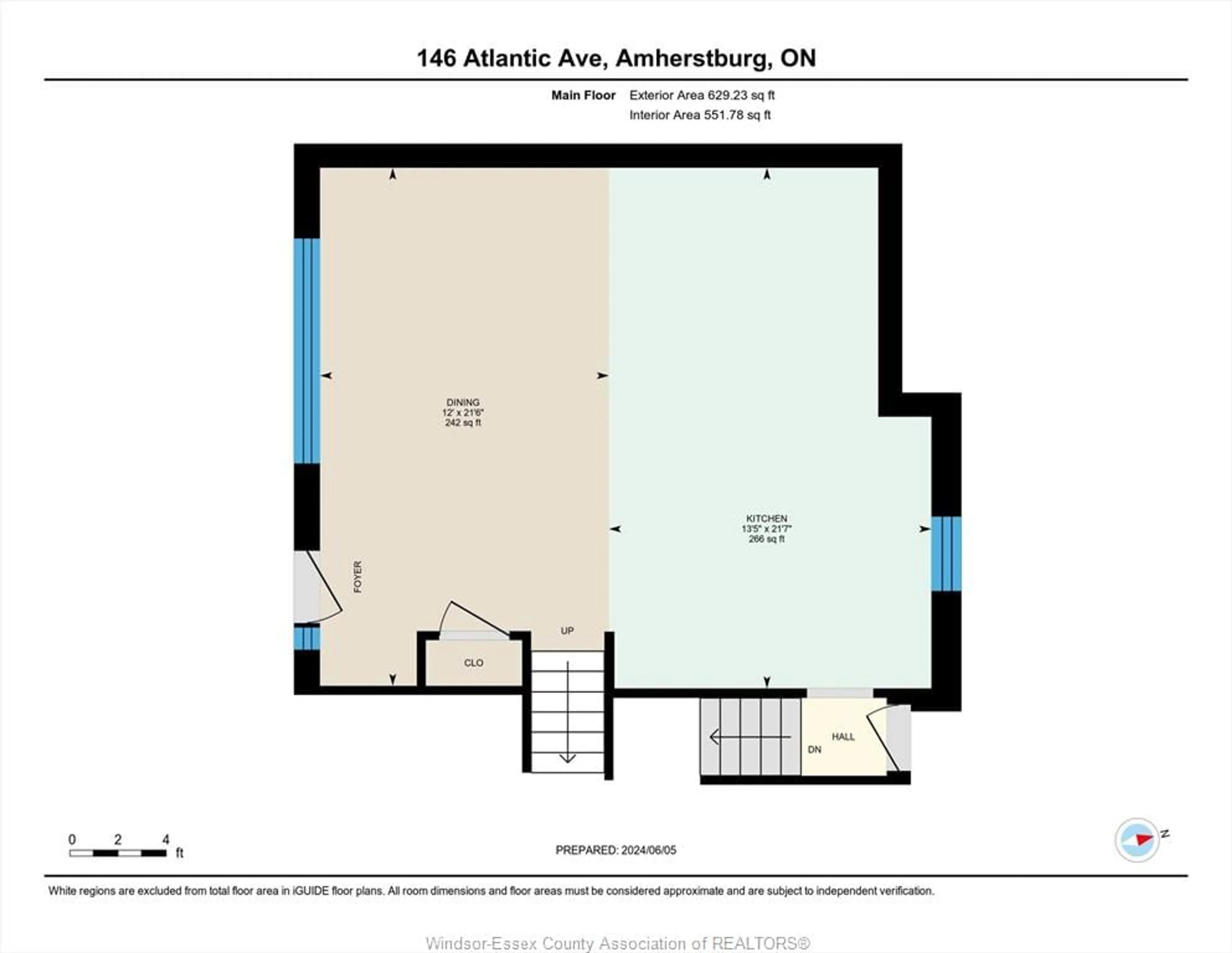 Floor plan for 146 ATLANTIC Ave, Amherstburg Ontario N9Y 3K7