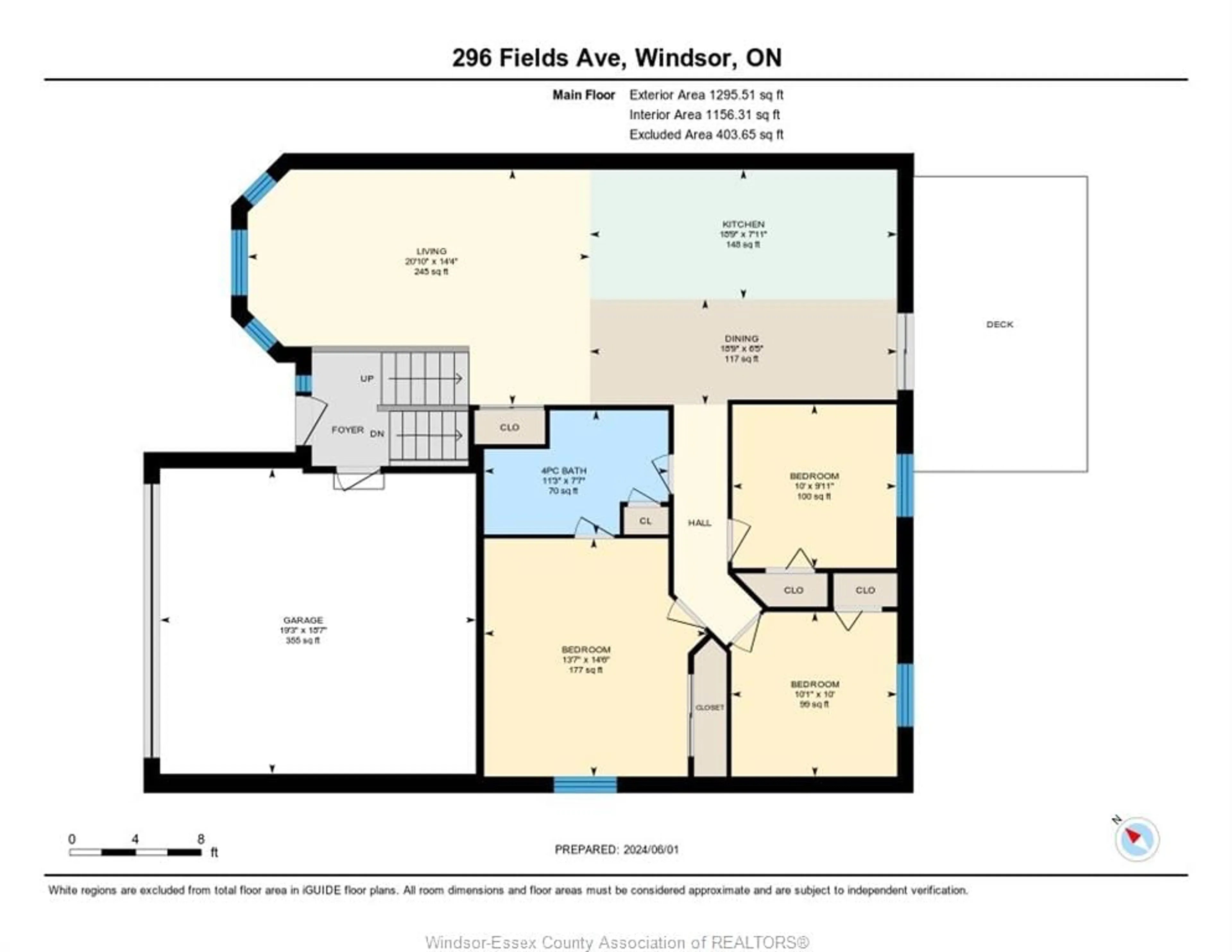 Floor plan for 296 Fields, LaSalle Ontario N9J 3S5