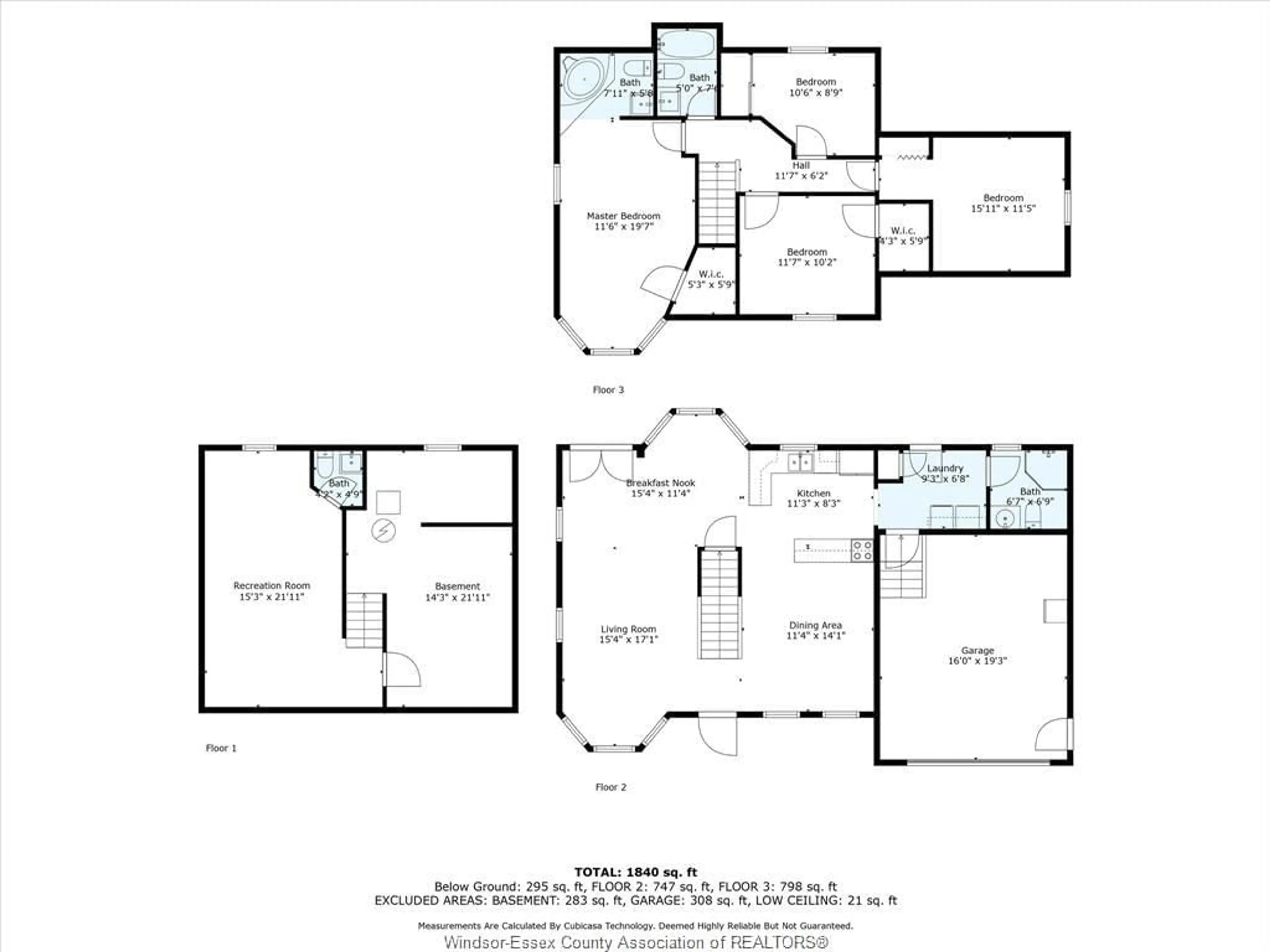 Floor plan for 186 TERRA LOU, Belle River Ontario N0R 1A0