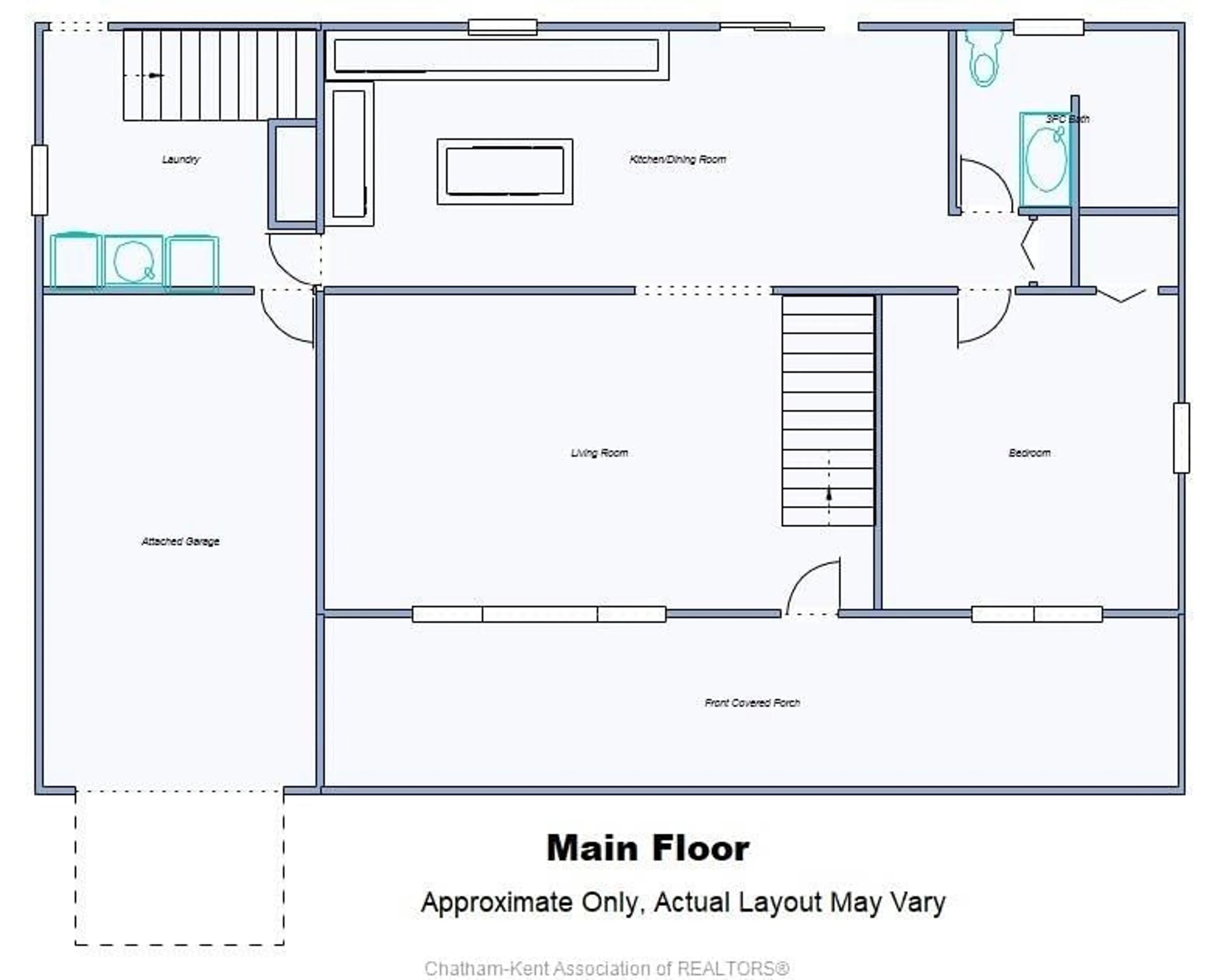 Floor plan for 241 Chatham St, Blenheim Ontario N0P 1A0