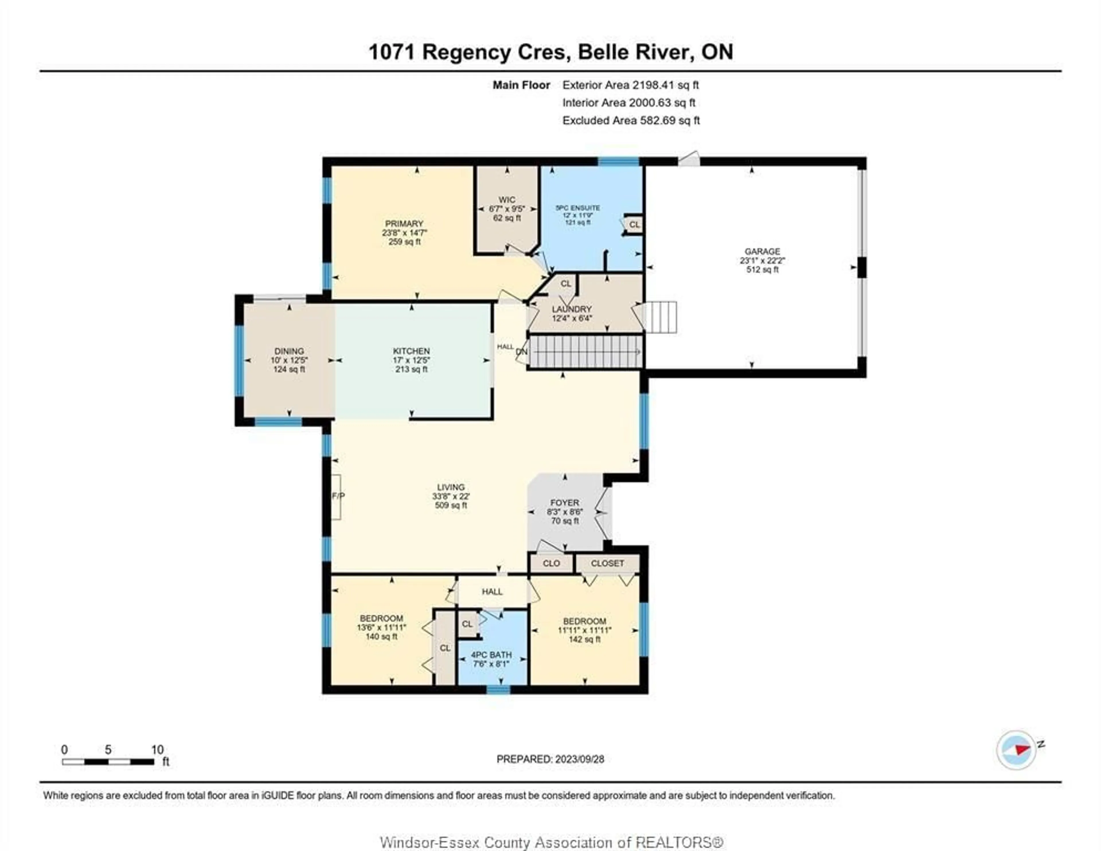 Floor plan for 1071 REGENCY Cres, Lakeshore Ontario N0R 1A0