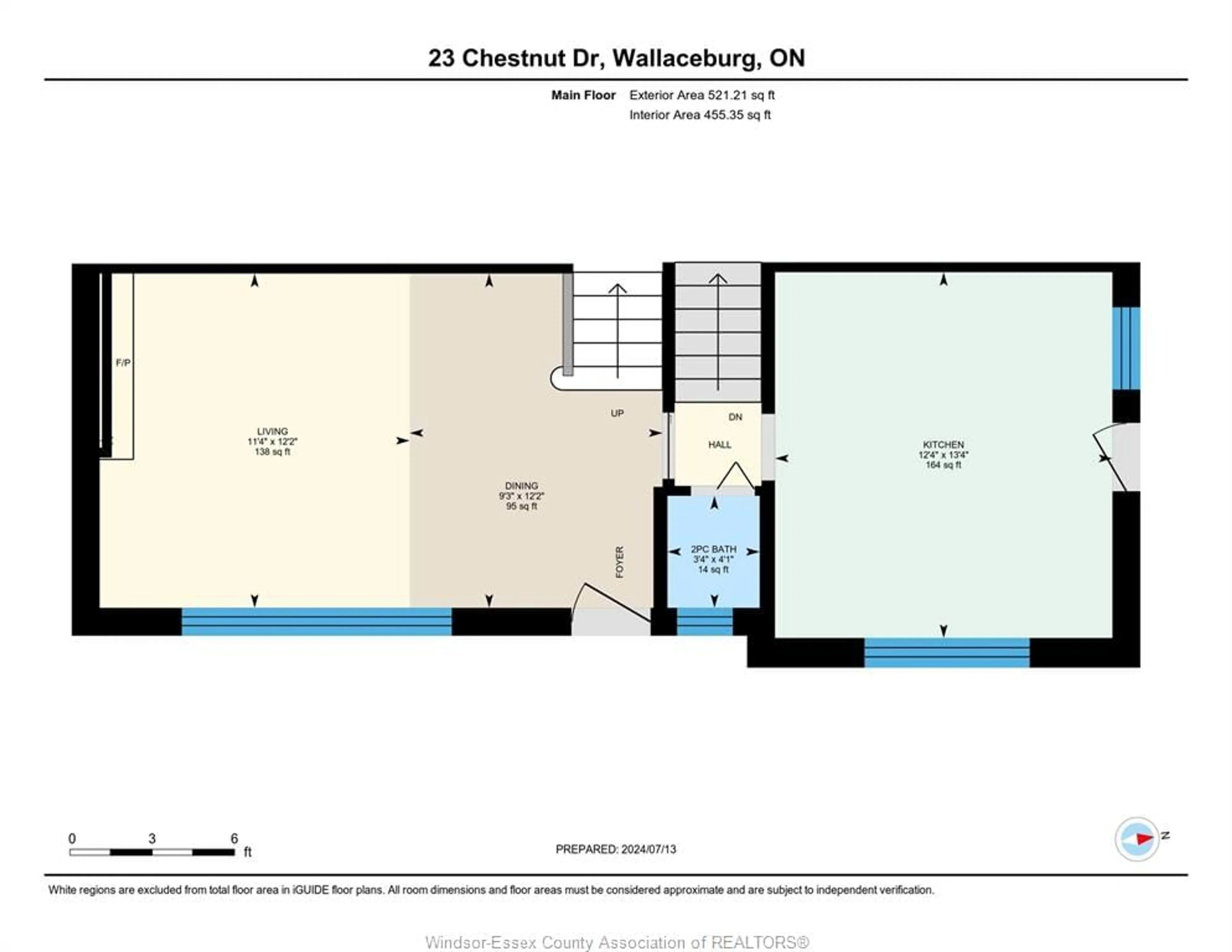 Floor plan for 23 CHESTNUT Dr, Wallaceburg Ontario N8A 3M3