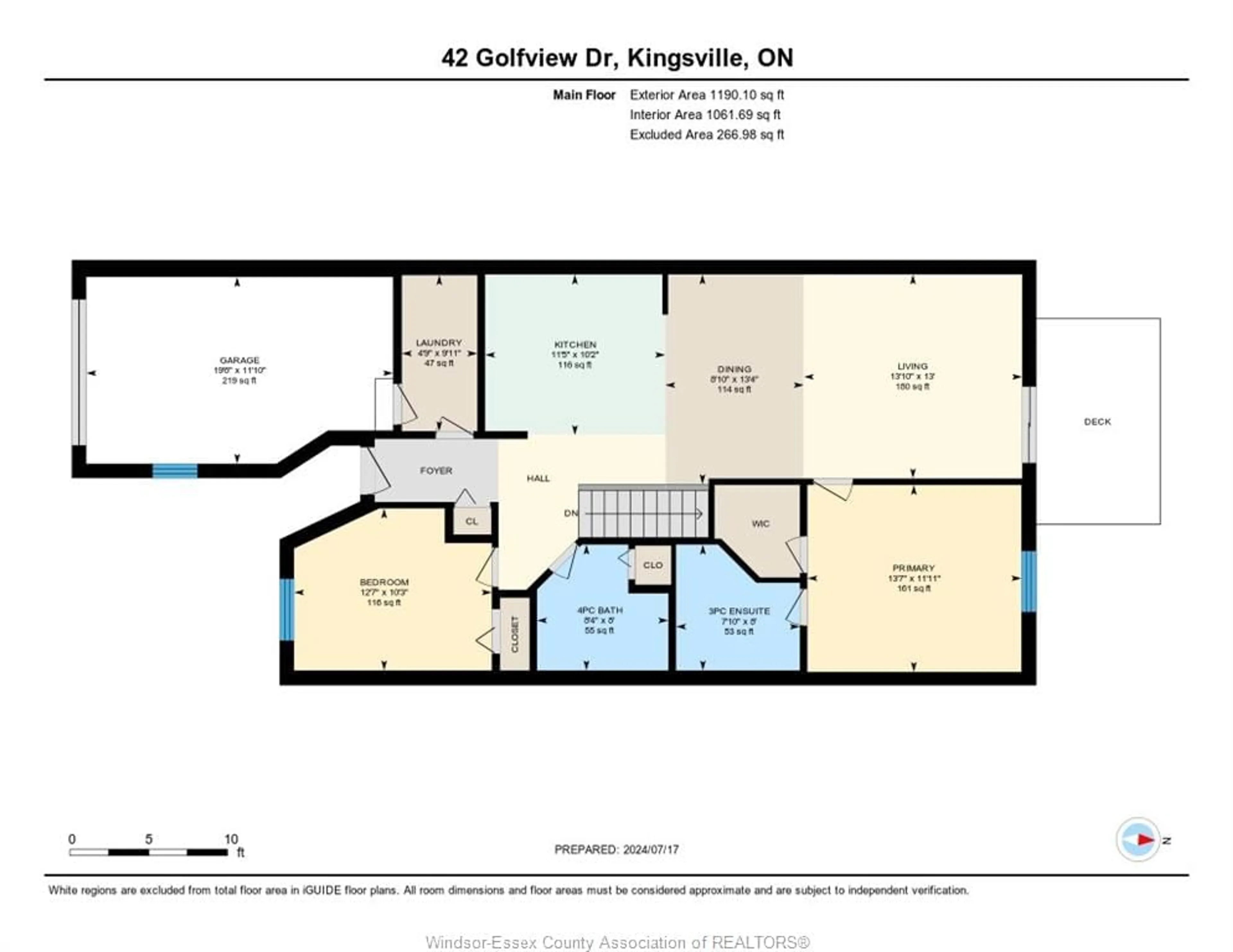 Floor plan for 42 GOLFVIEW Dr, Kingsville Ontario N8Y 4E2