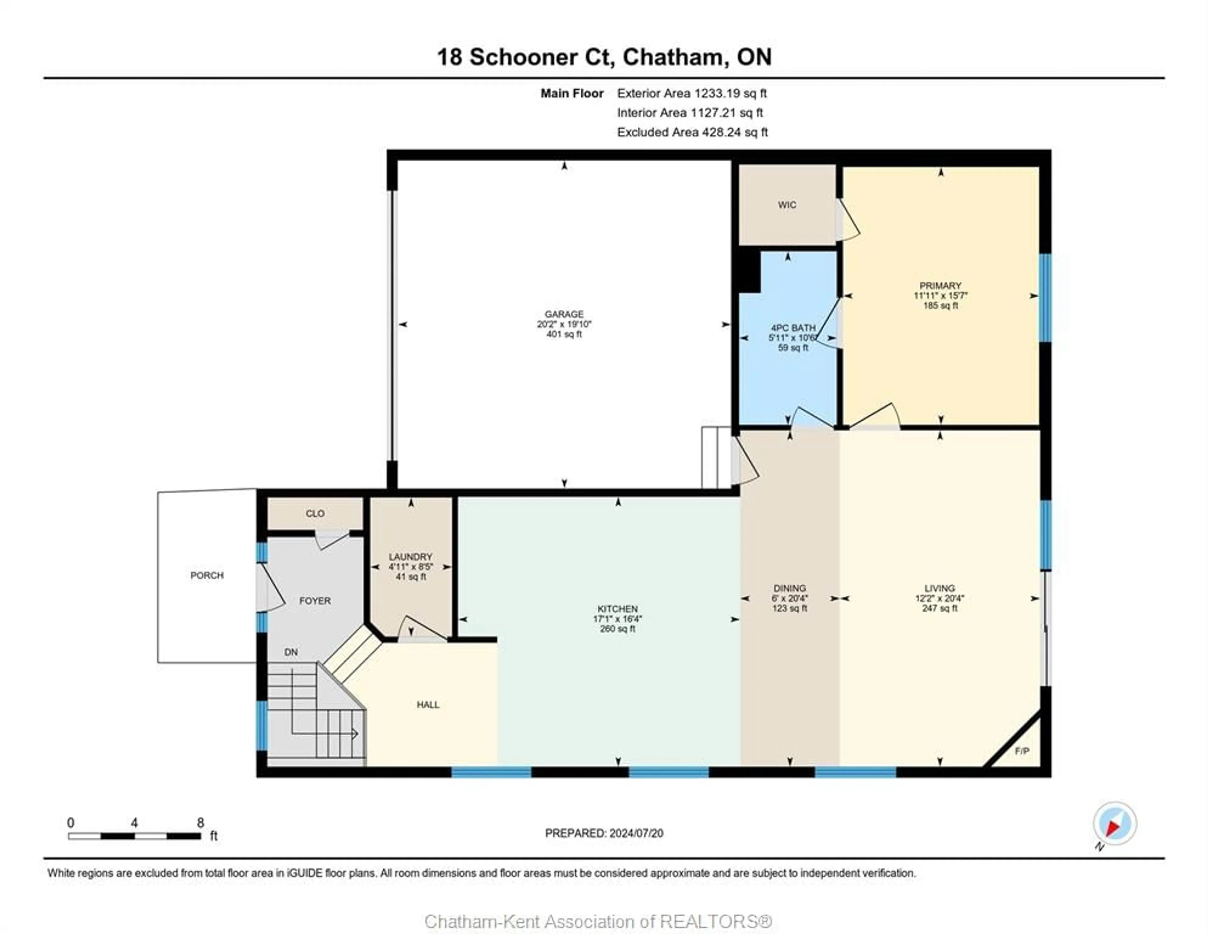 Floor plan for 18 Schooner Crt, Chatham Ontario N7L 0A1