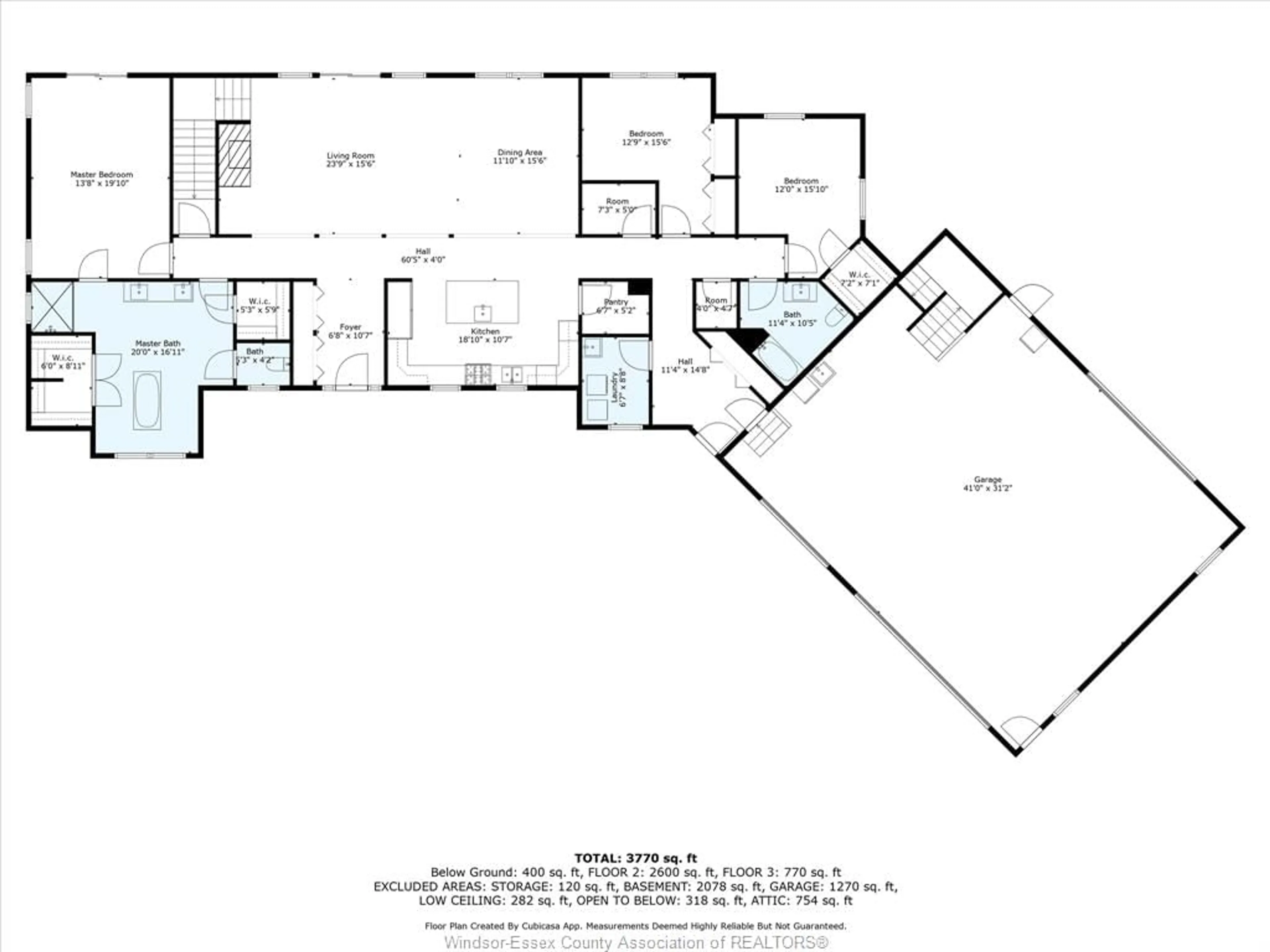 Floor plan for 7580 COUNTY RD 18, Essex Ontario N0R 1G0