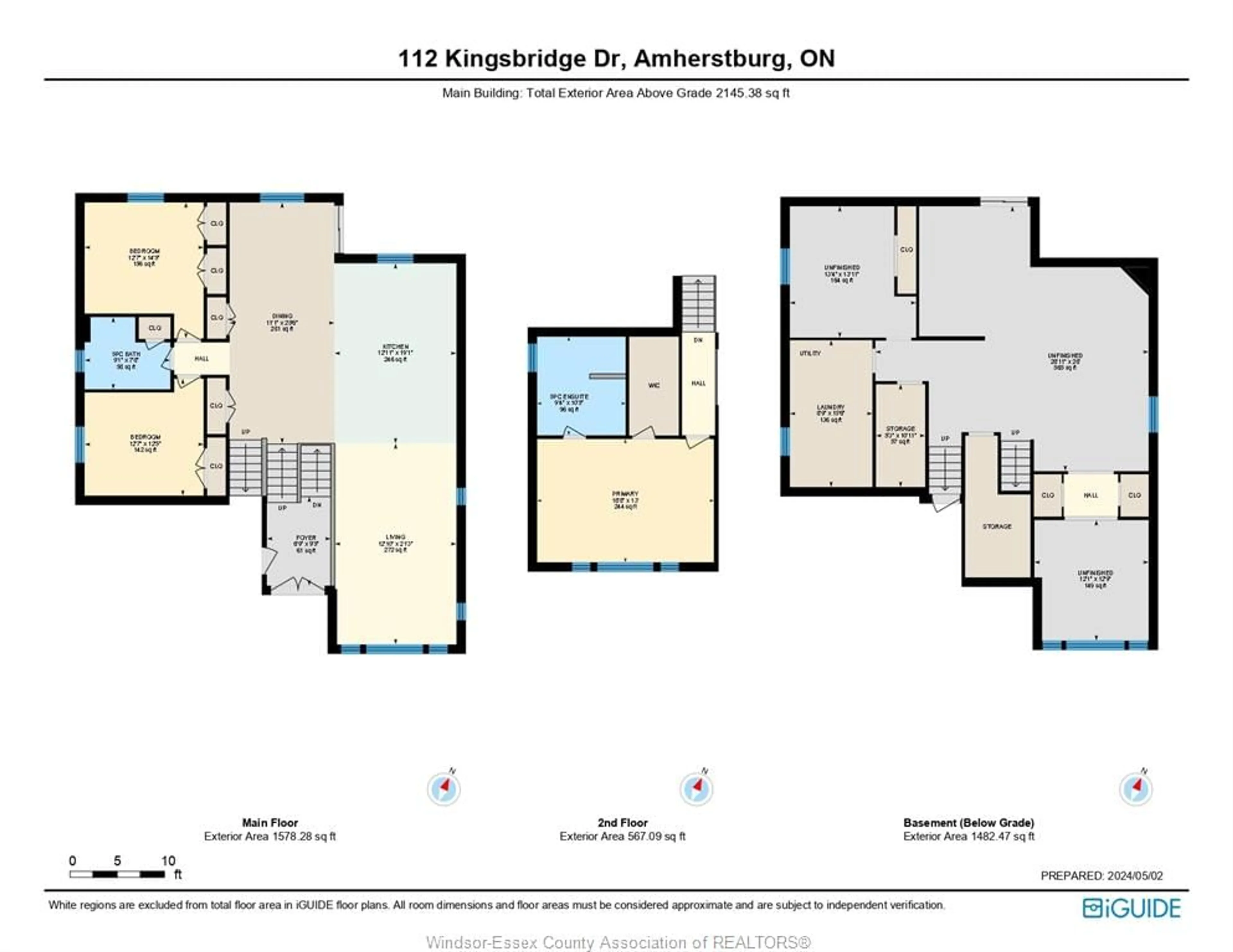 Floor plan for 112 Kingsbridge Dr., Amherstburg Ontario N9V 4B6