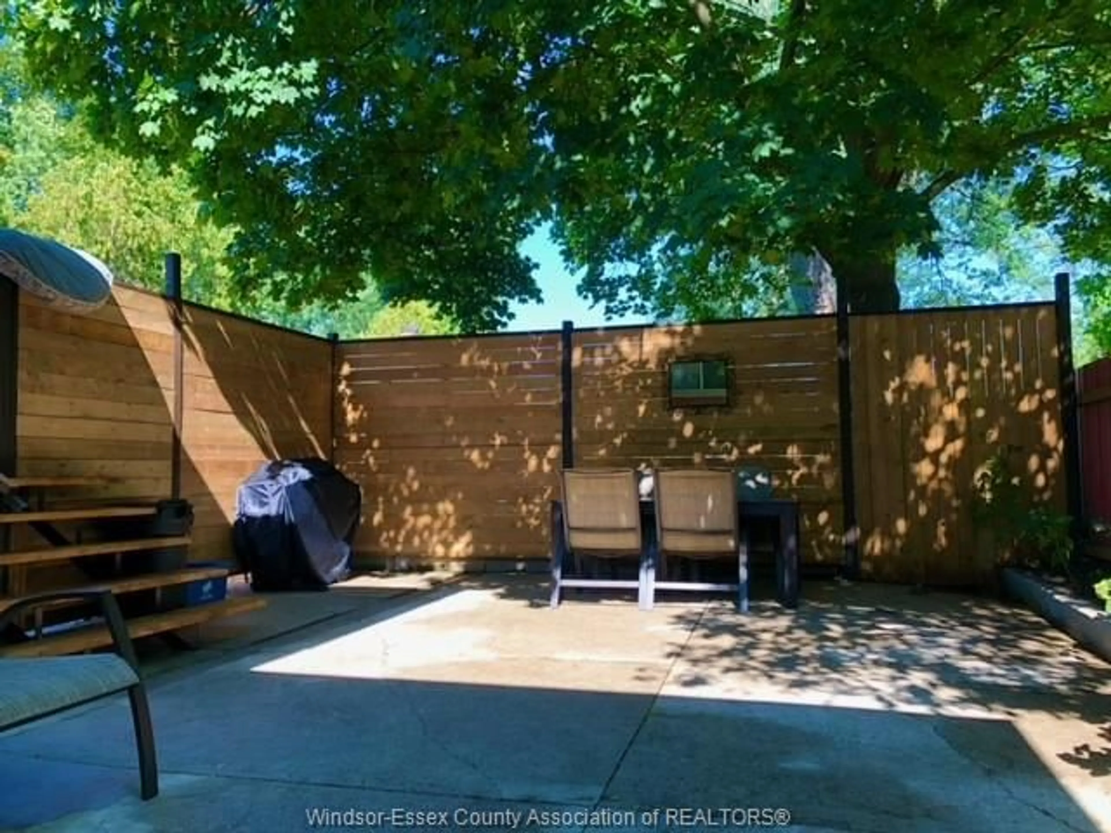 Patio, the fenced backyard for 2760 JOS ST. LOUIS, Windsor Ontario N8T 2M6