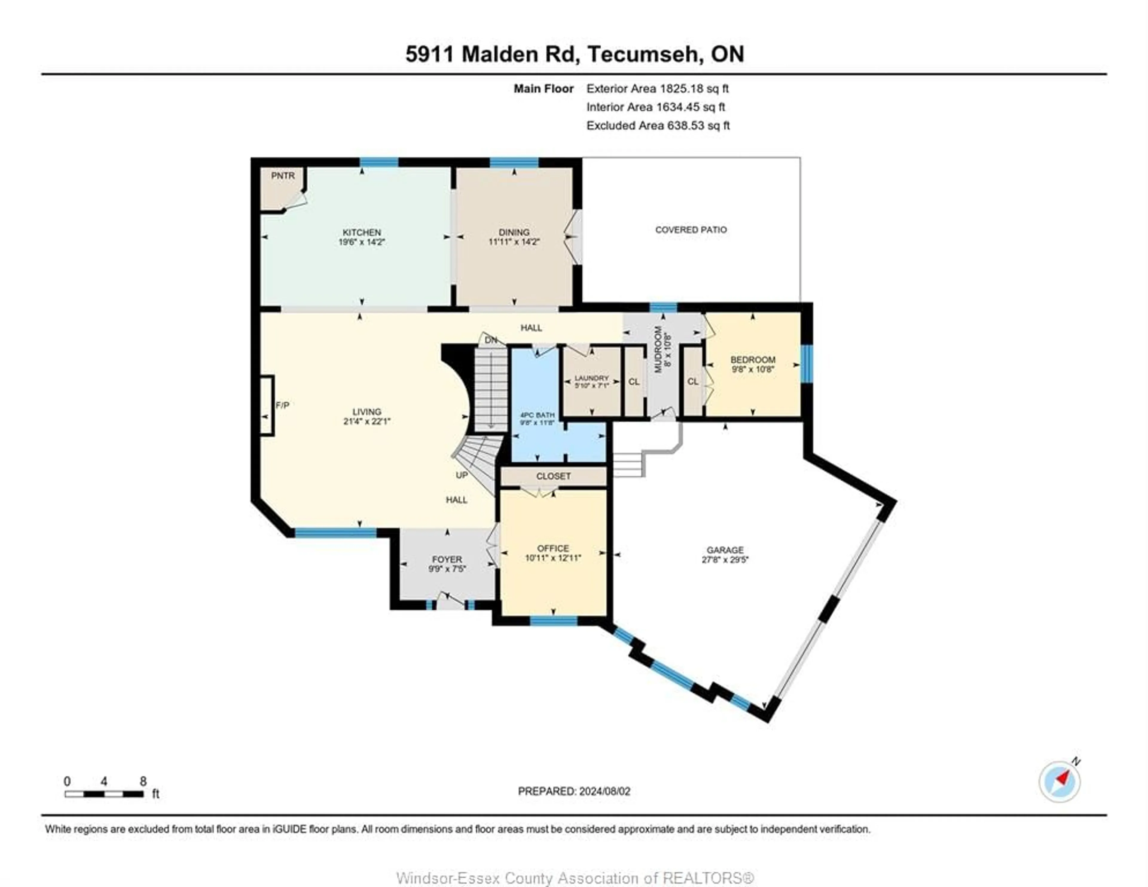 Floor plan for 5911 MALDEN Rd, Maidstone Ontario N0R 1K0