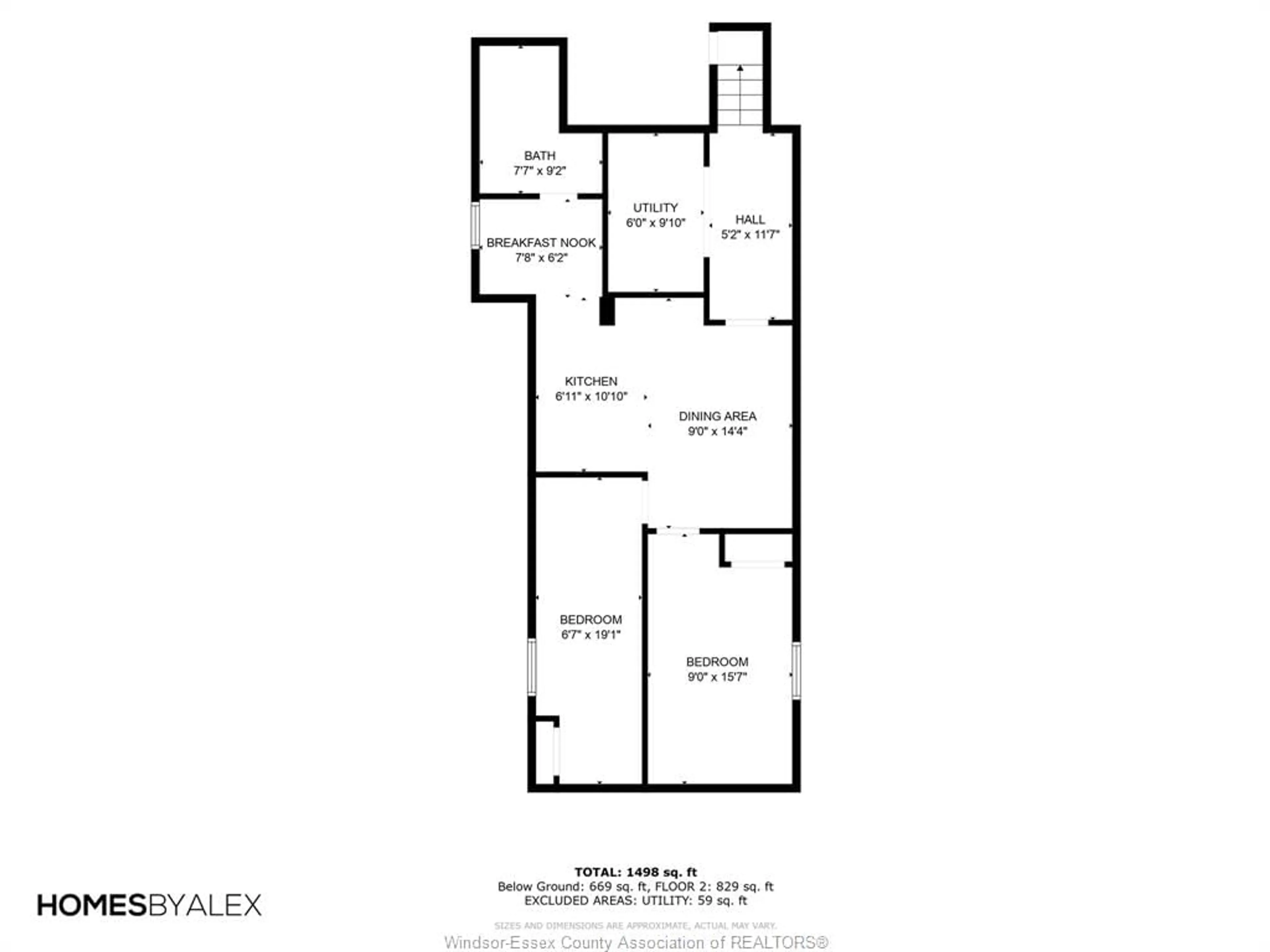 Floor plan for 764 PARENT Ave, Windsor Ontario N9A 2C7