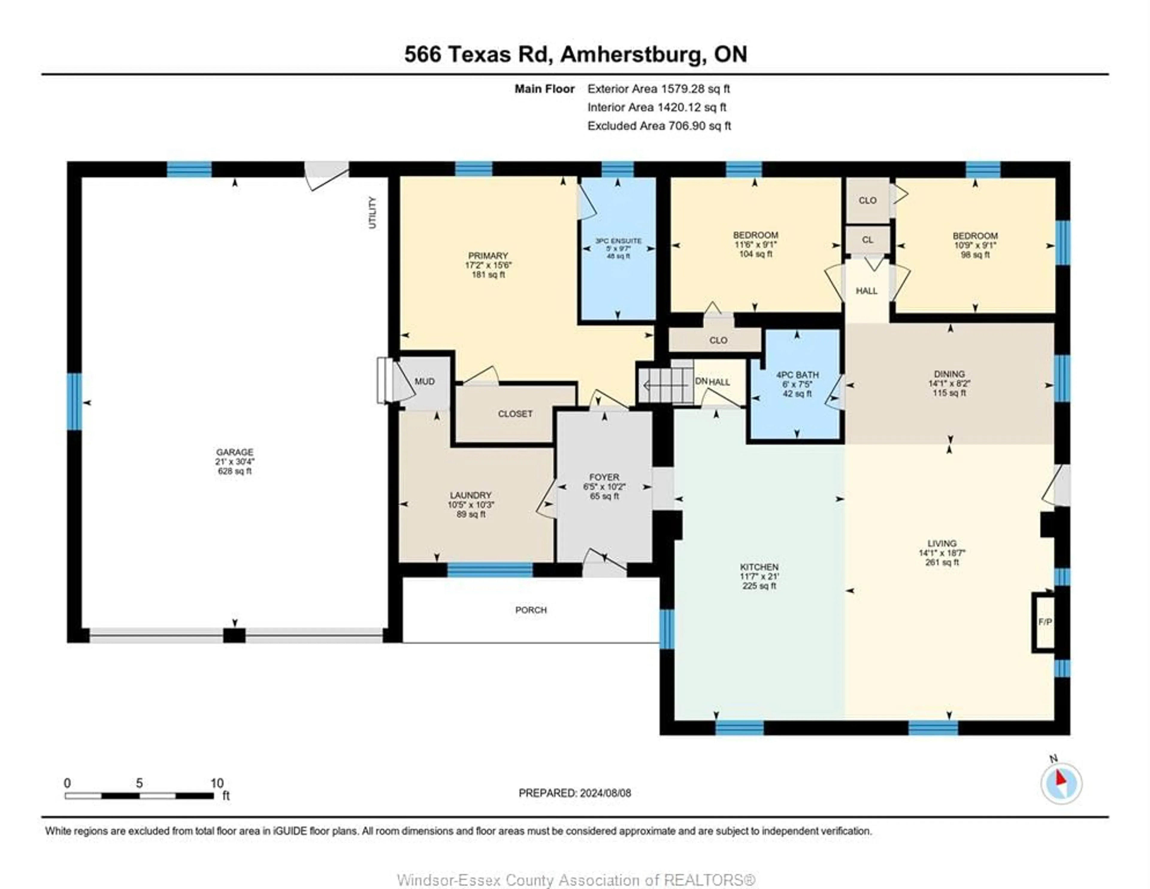 Floor plan for 566 TEXAS Rd, Amherstburg Ontario N9V 2R7