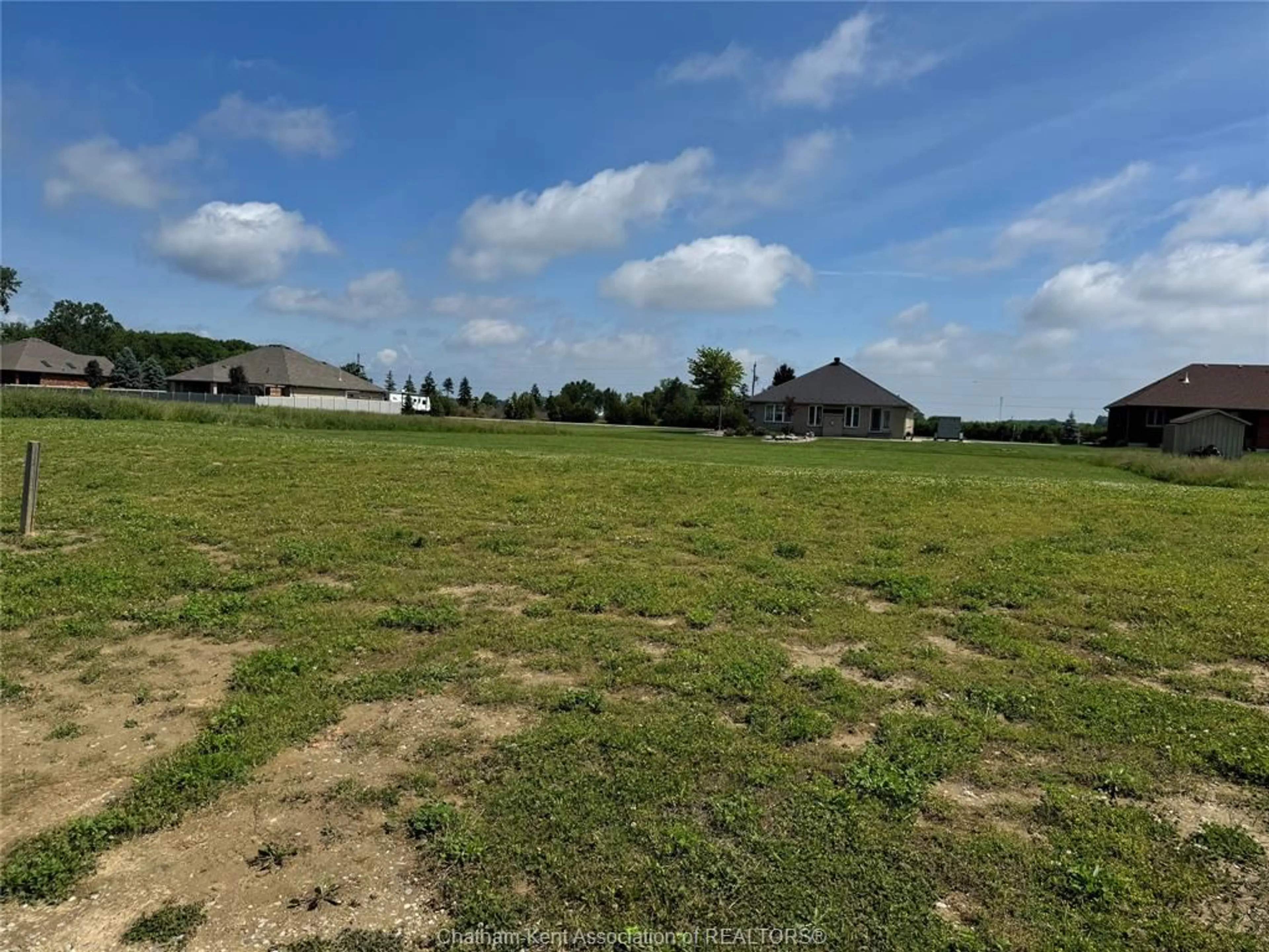 Fenced yard for Lot 32 Tyler Drive, Port Lambton Ontario N0P 2B0