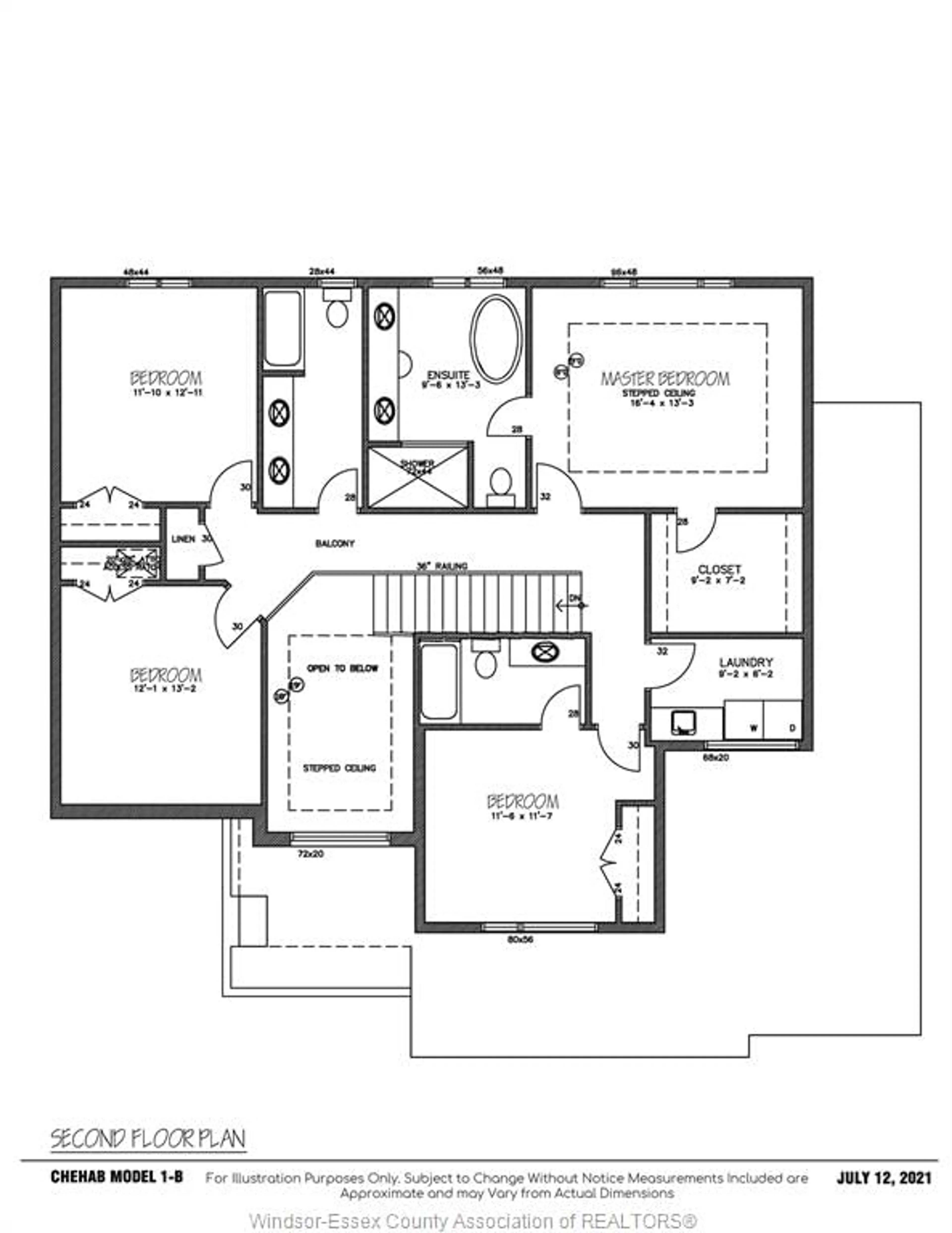 Floor plan for 310 BENSON Crt, Amherstburg Ontario N9V 0A8