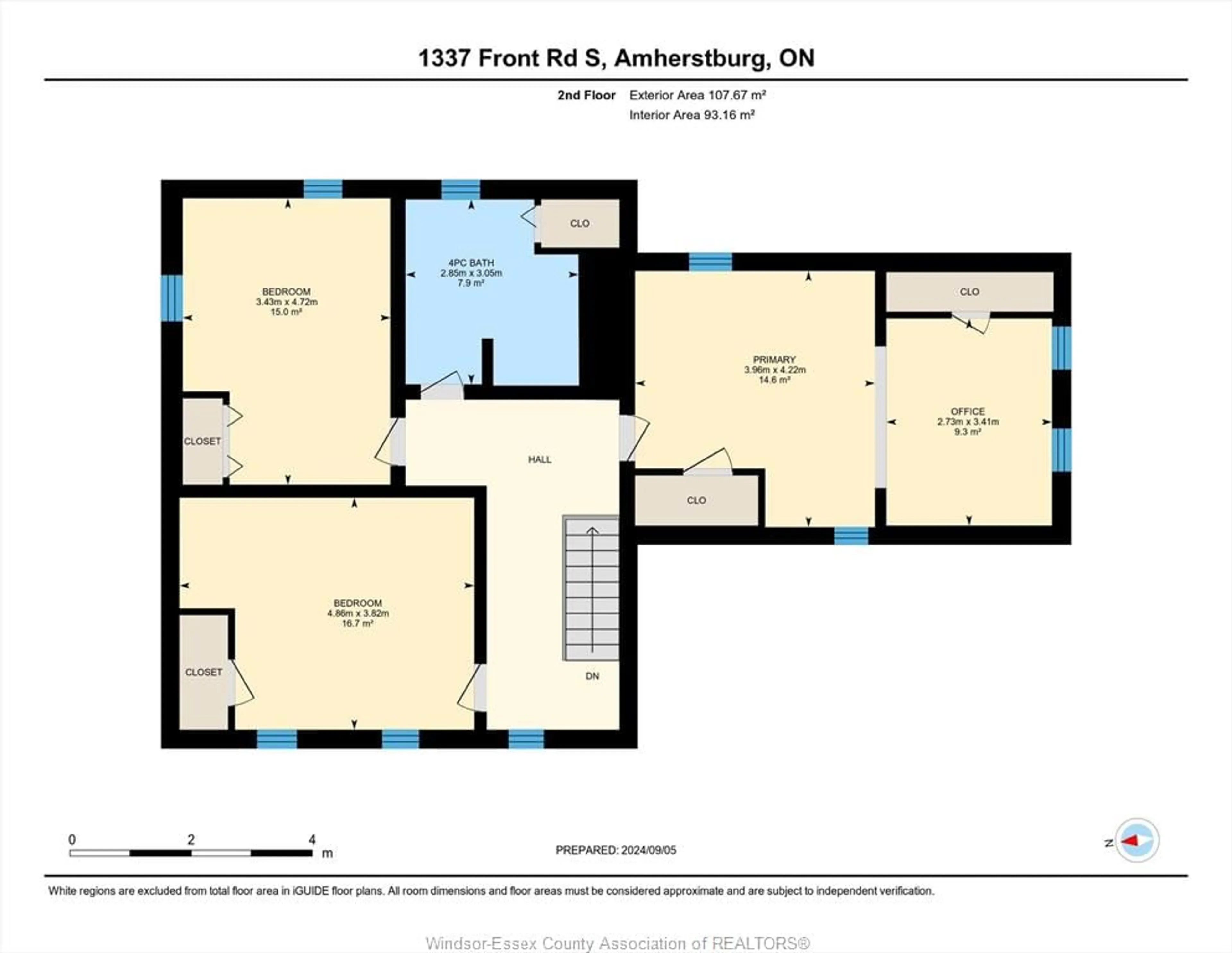 Floor plan for 1337 FRONT Rd, Amherstburg Ontario N9V 2M5