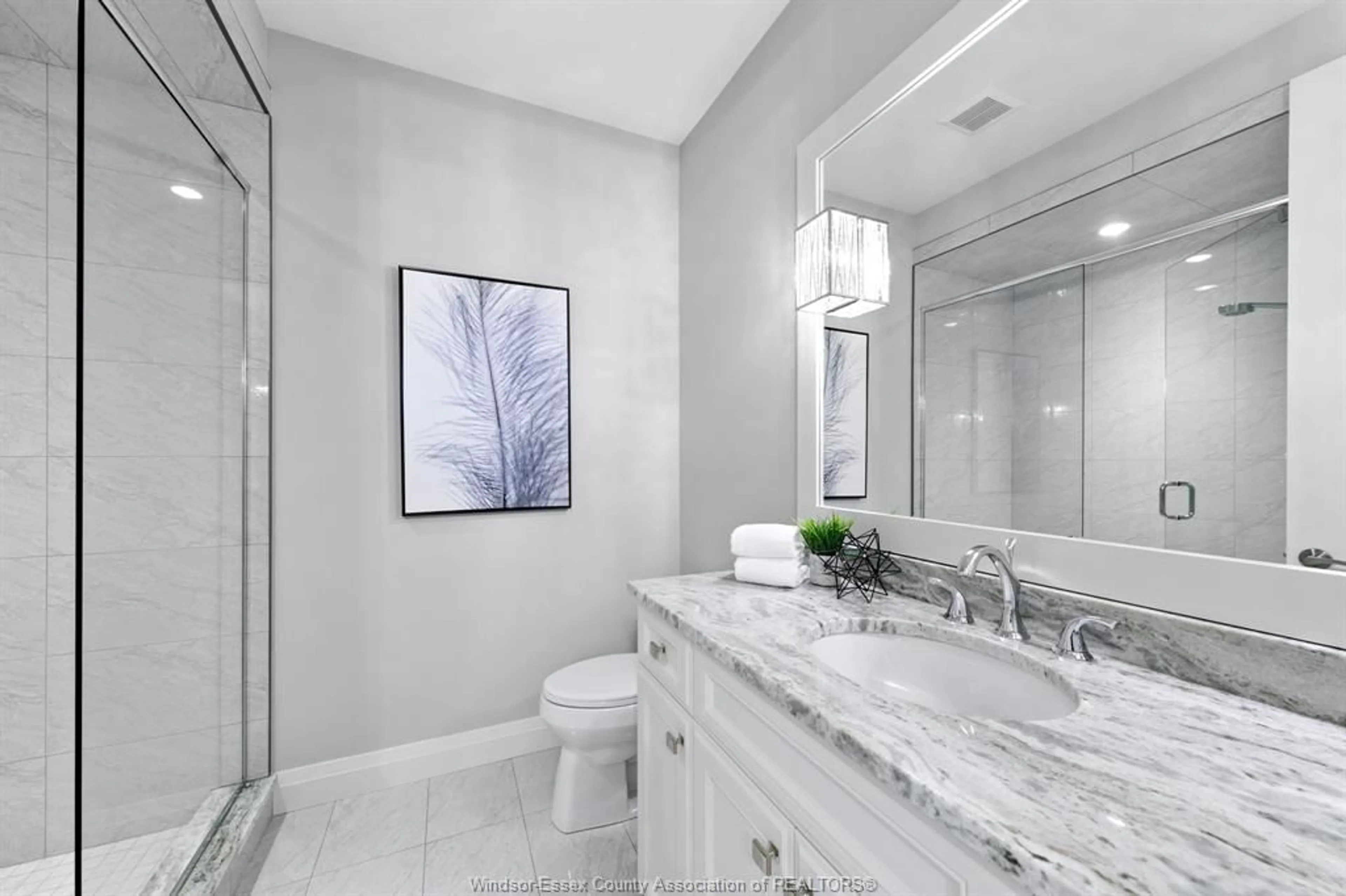 Contemporary bathroom, ceramic/tile floor for 5188 VEL Lane, LaSalle Ontario N9H 0P7