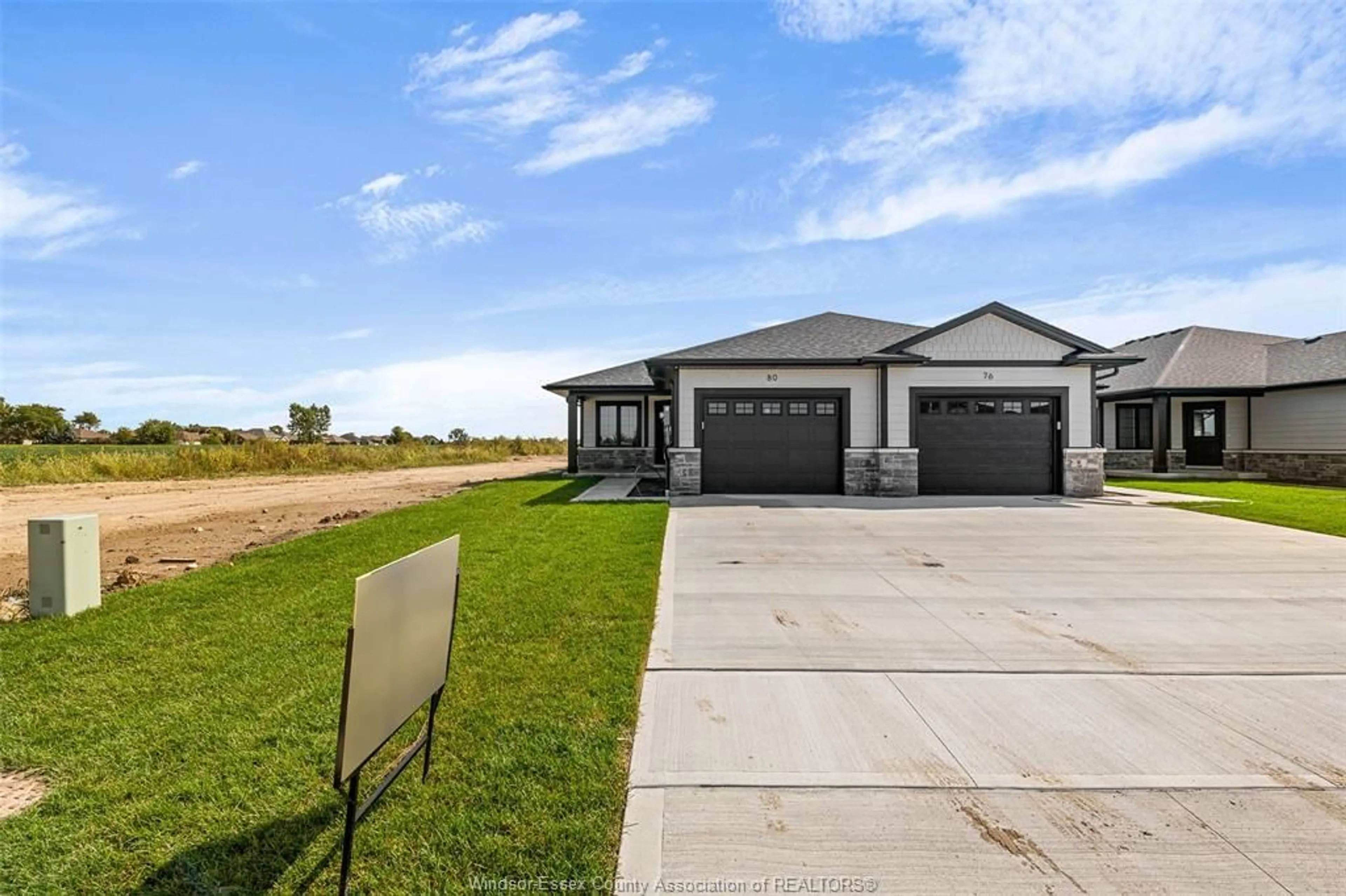 Frontside or backside of a home, the street view for 80 JEWEL, Harrow Ontario N0R 1G0