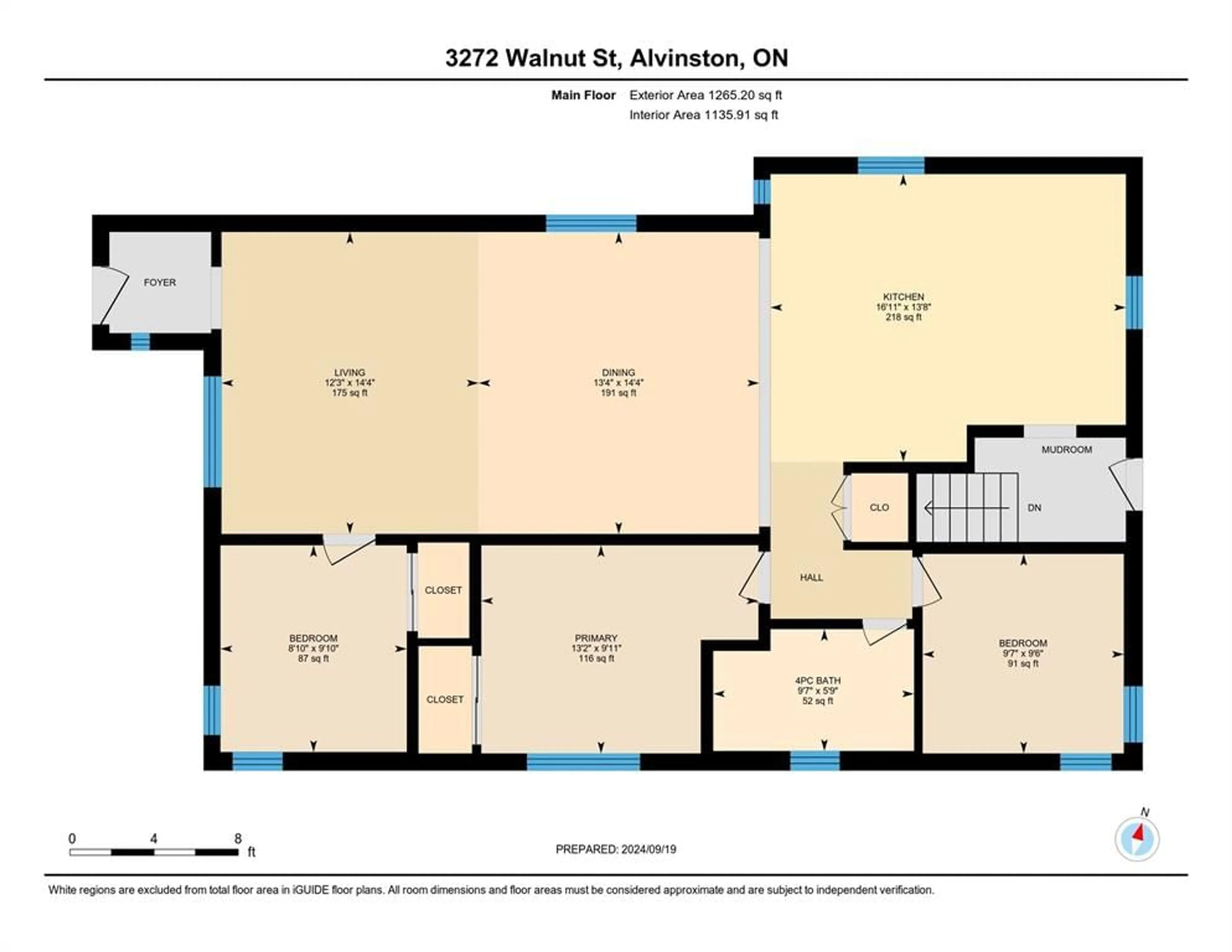 Floor plan for 3272 WALNUT St, Brooke-Alvinston Ontario N0N1AO