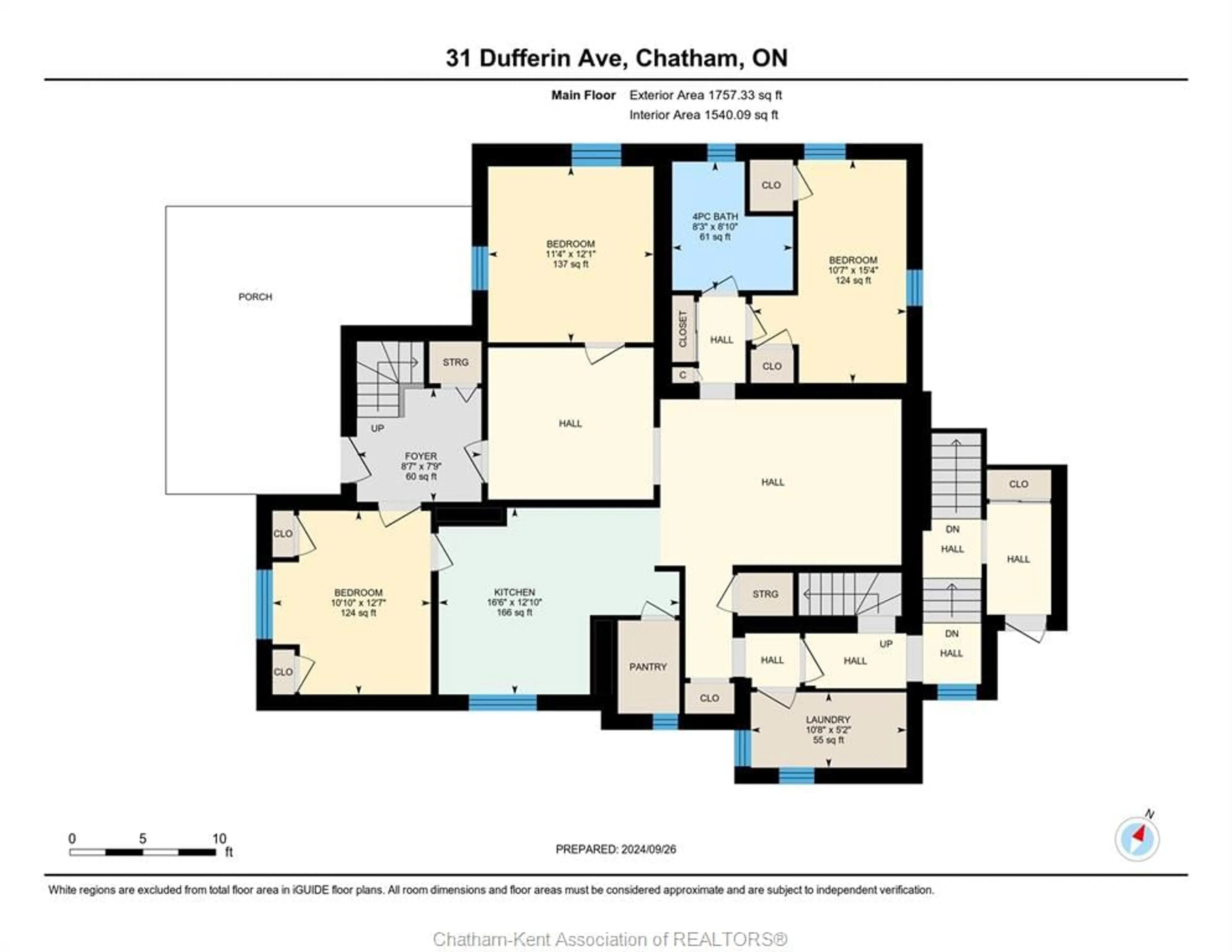 Floor plan for 31 Dufferin Ave, Chatham Ontario N7M4W6